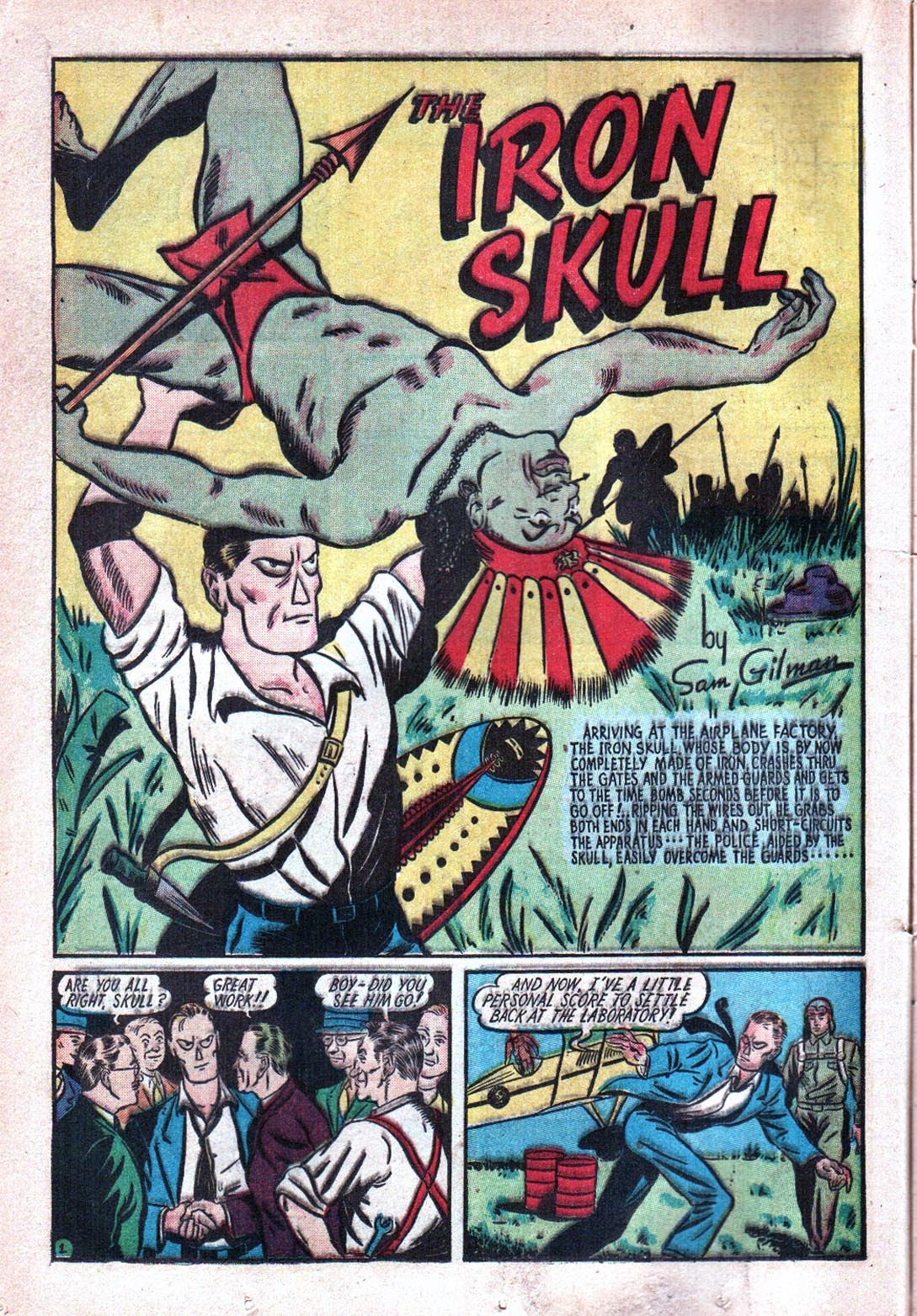 Read online Amazing Man Comics comic -  Issue #17 - 22