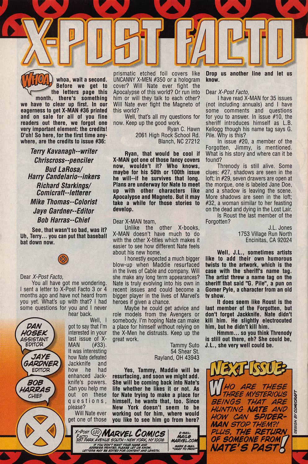 Read online X-Man comic -  Issue #37 - 24
