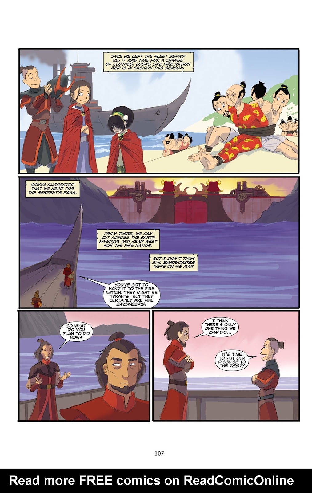 Nickelodeon Avatar: The Last Airbender - The Lost Adventures issue Full - Page 108