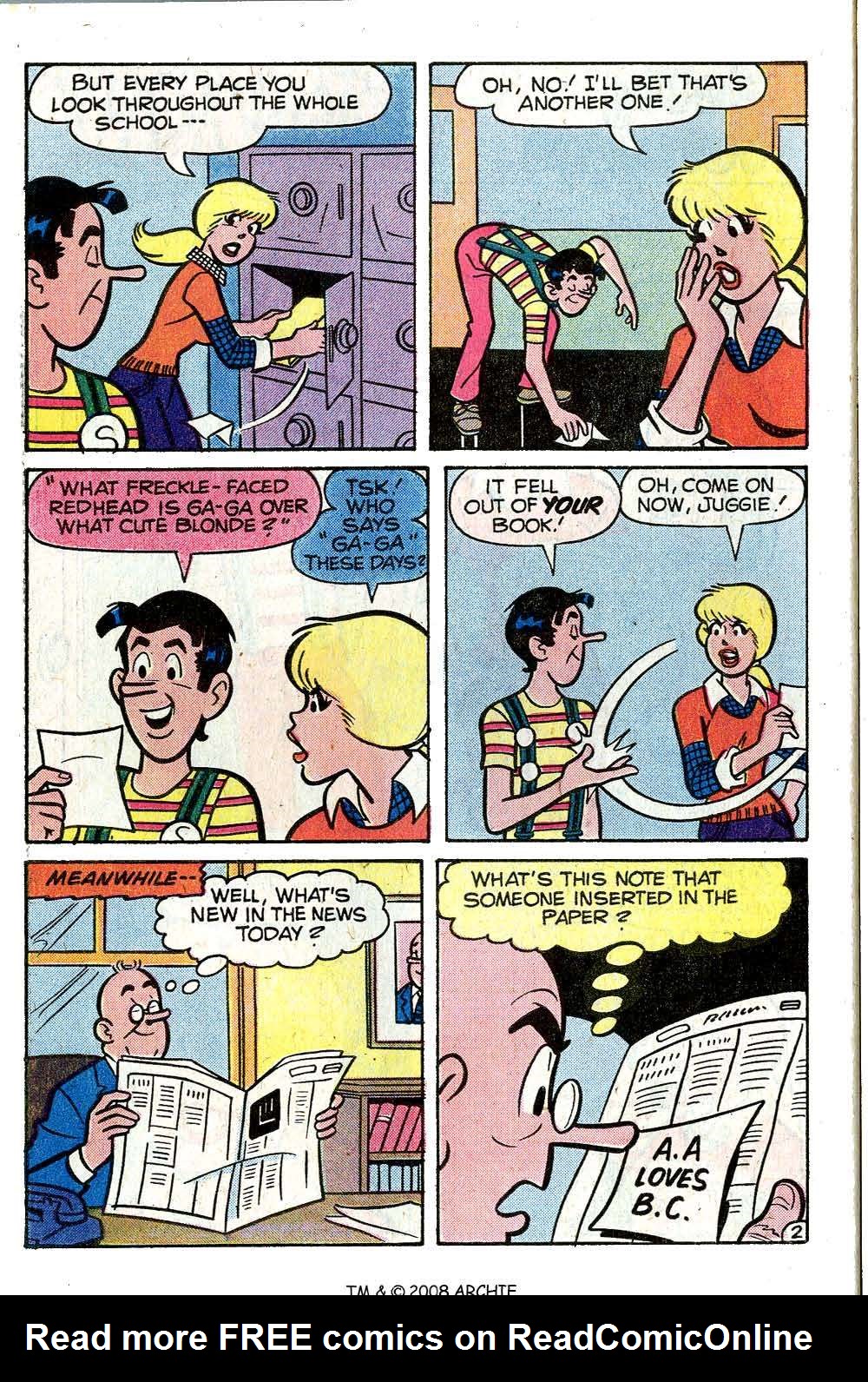 Read online Archie's Girls Betty and Veronica comic -  Issue #284 - 30