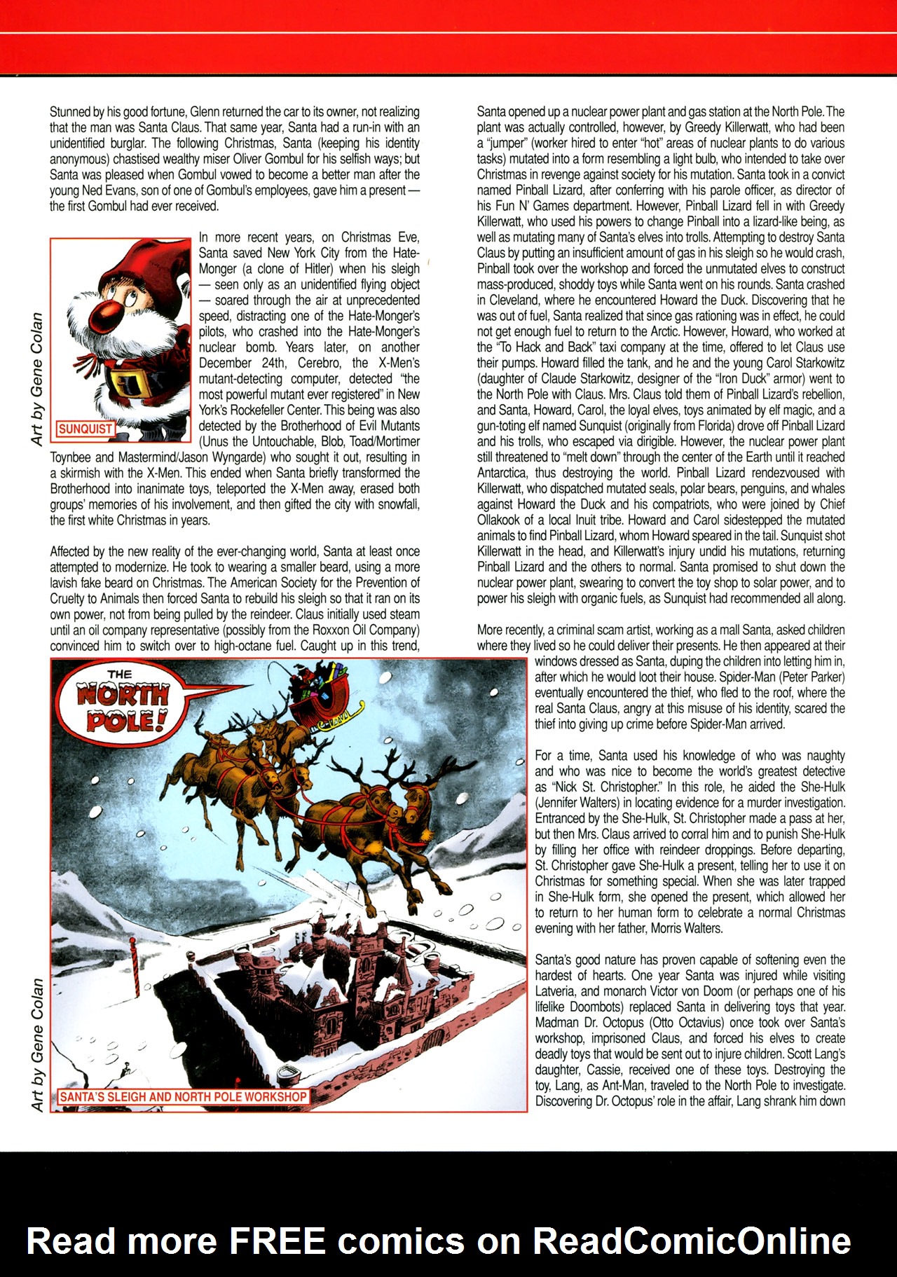 Read online Marvel Holiday Spectacular Magazine comic -  Issue # TPB - 21