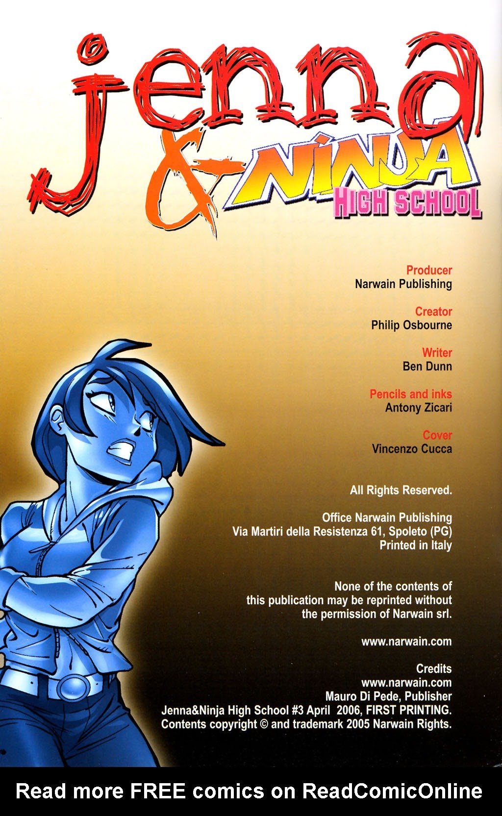 Read online Jenna & Ninja High School comic -  Issue #3 - 2