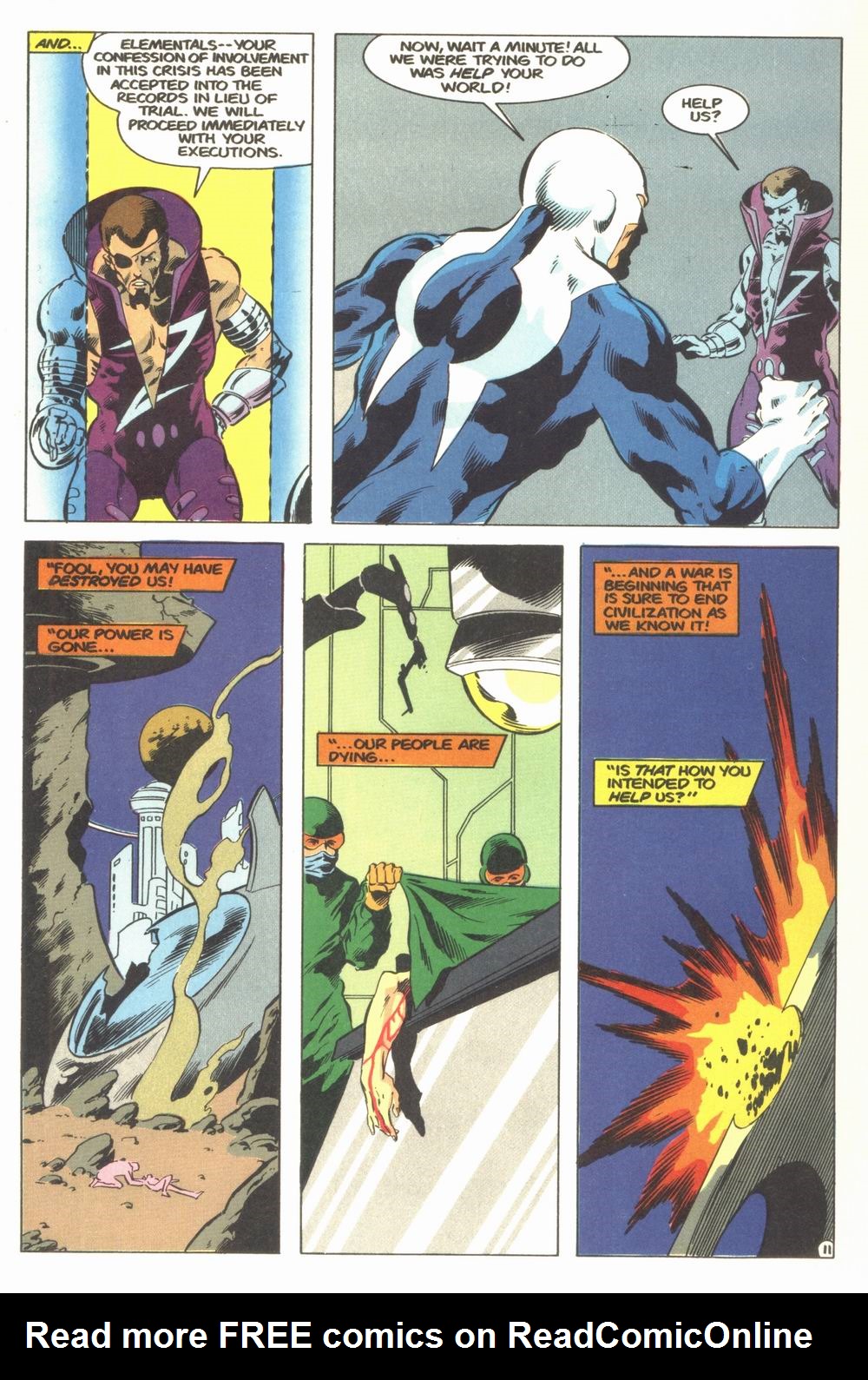 Read online Justice Machine featuring The Elementals comic -  Issue #3 - 12