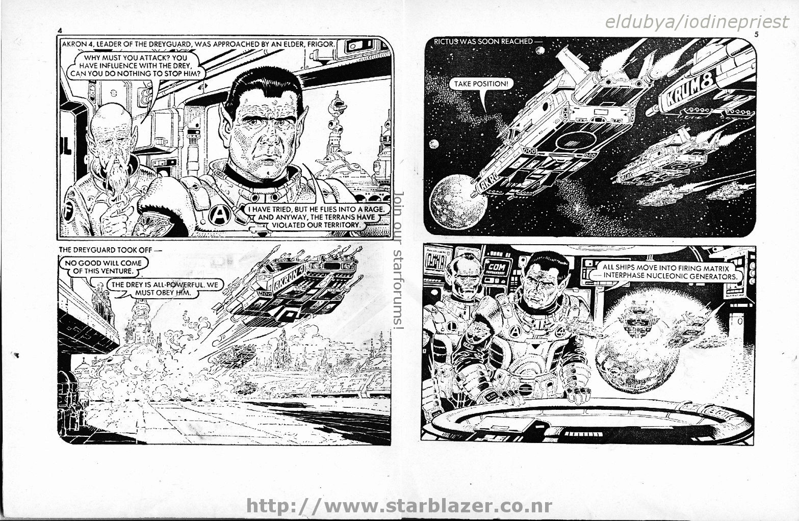 Read online Starblazer comic -  Issue #107 - 4