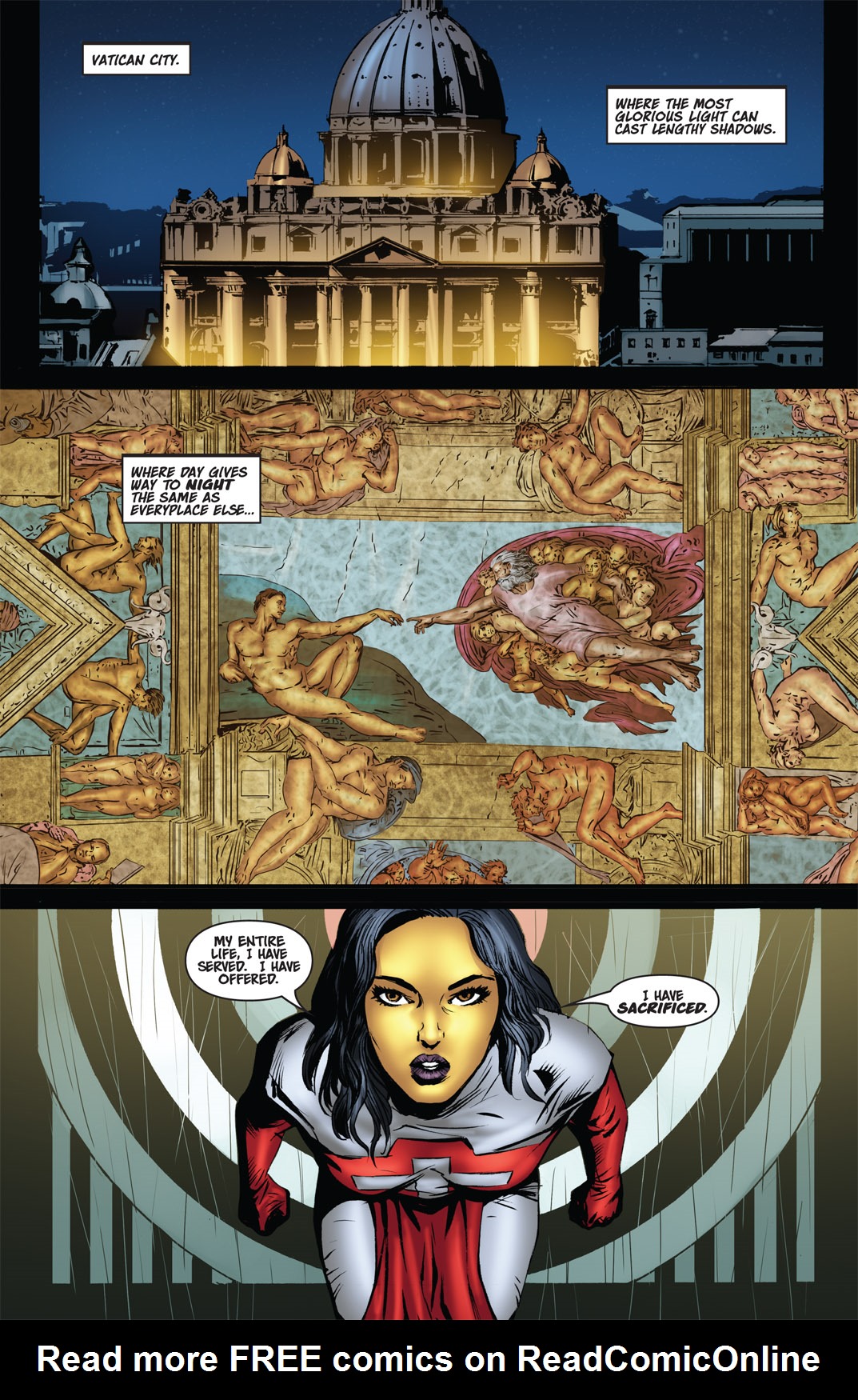 Read online Vampirella and the Scarlet Legion comic -  Issue # TPB - 85