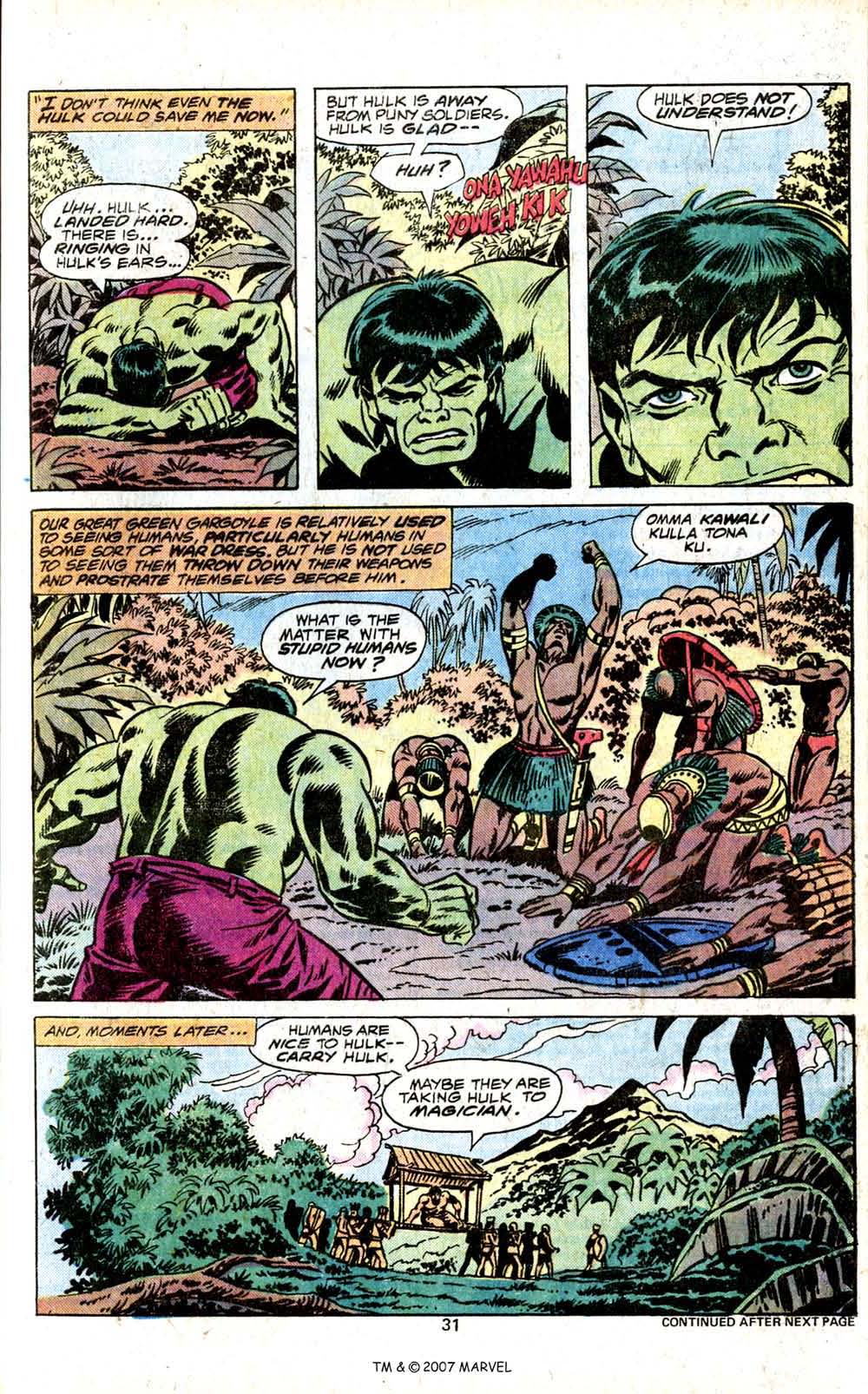 Read online The Incredible Hulk (1968) comic -  Issue # _Annual 1977 - 33