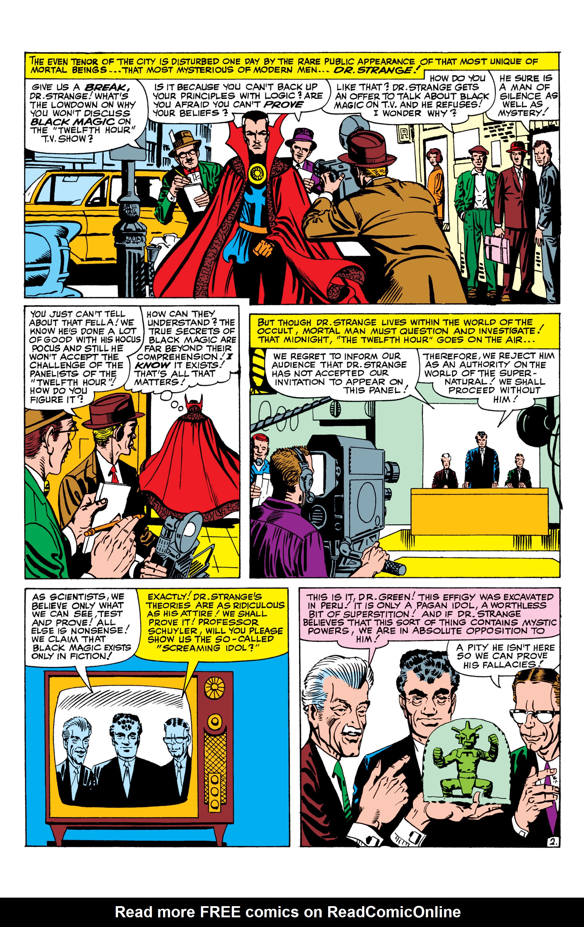 Read online Marvel Masterworks: Doctor Strange comic -  Issue # TPB 1 - 166