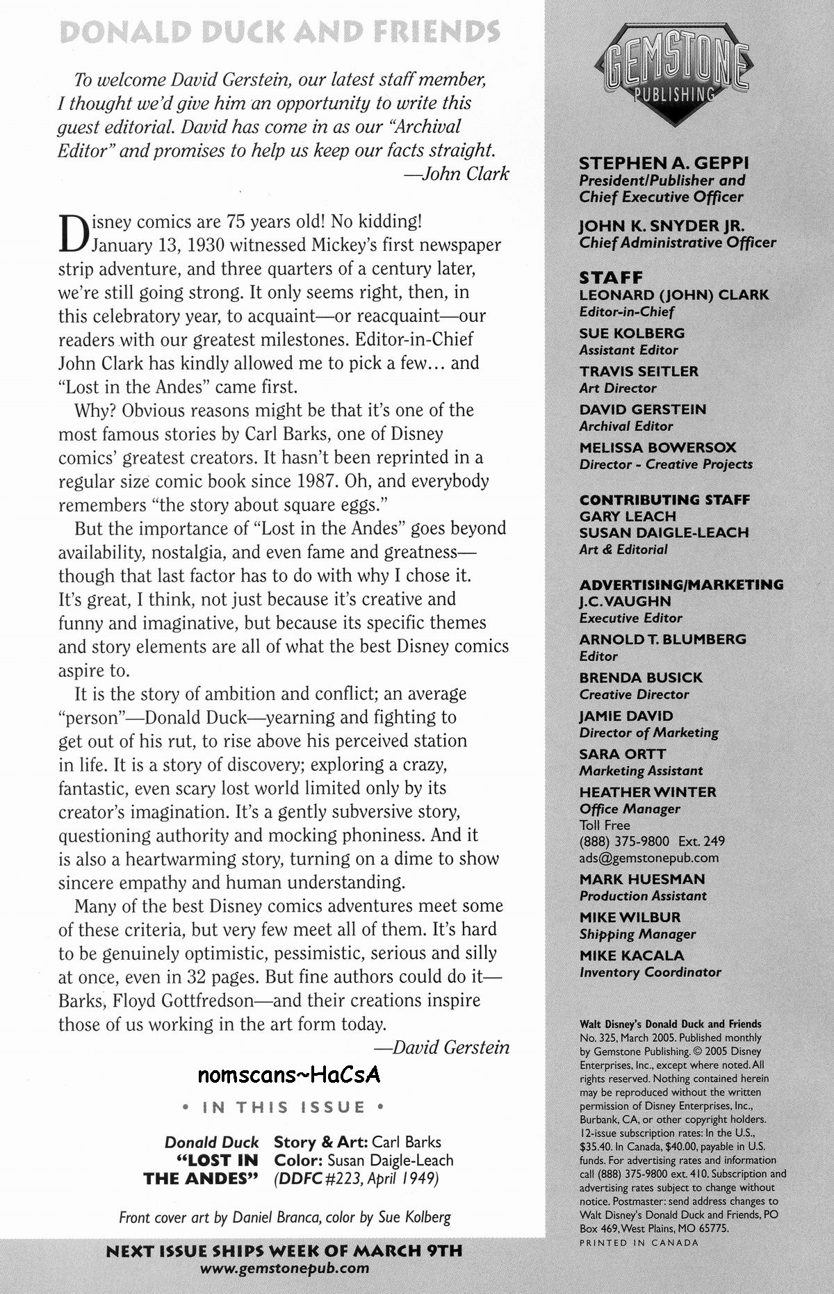 Read online Walt Disney's Donald Duck (1952) comic -  Issue #325 - 2