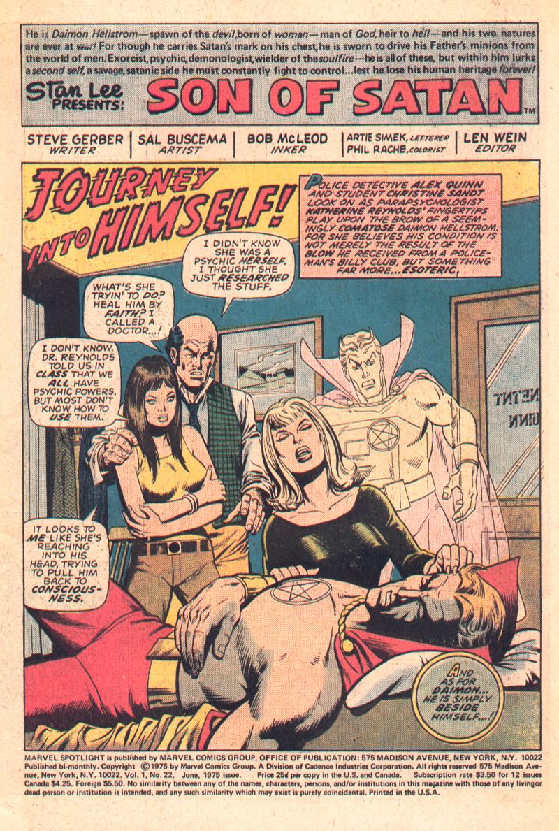 Read online Marvel Spotlight (1971) comic -  Issue #22 - 3