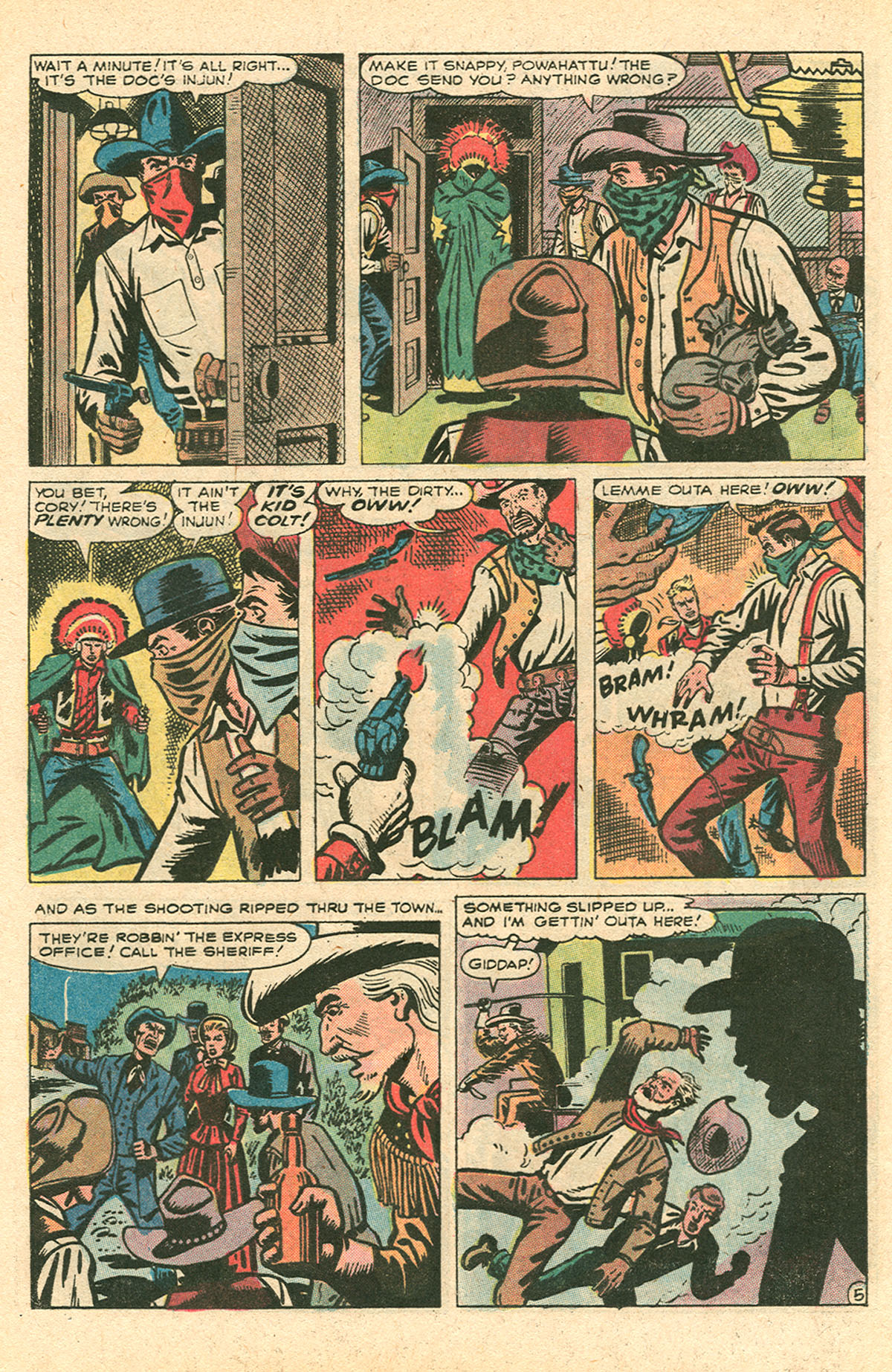 Read online Kid Colt Outlaw comic -  Issue #163 - 20
