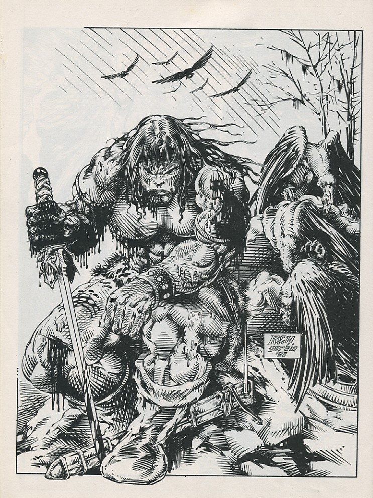 Read online The Savage Sword Of Conan comic -  Issue #215 - 32