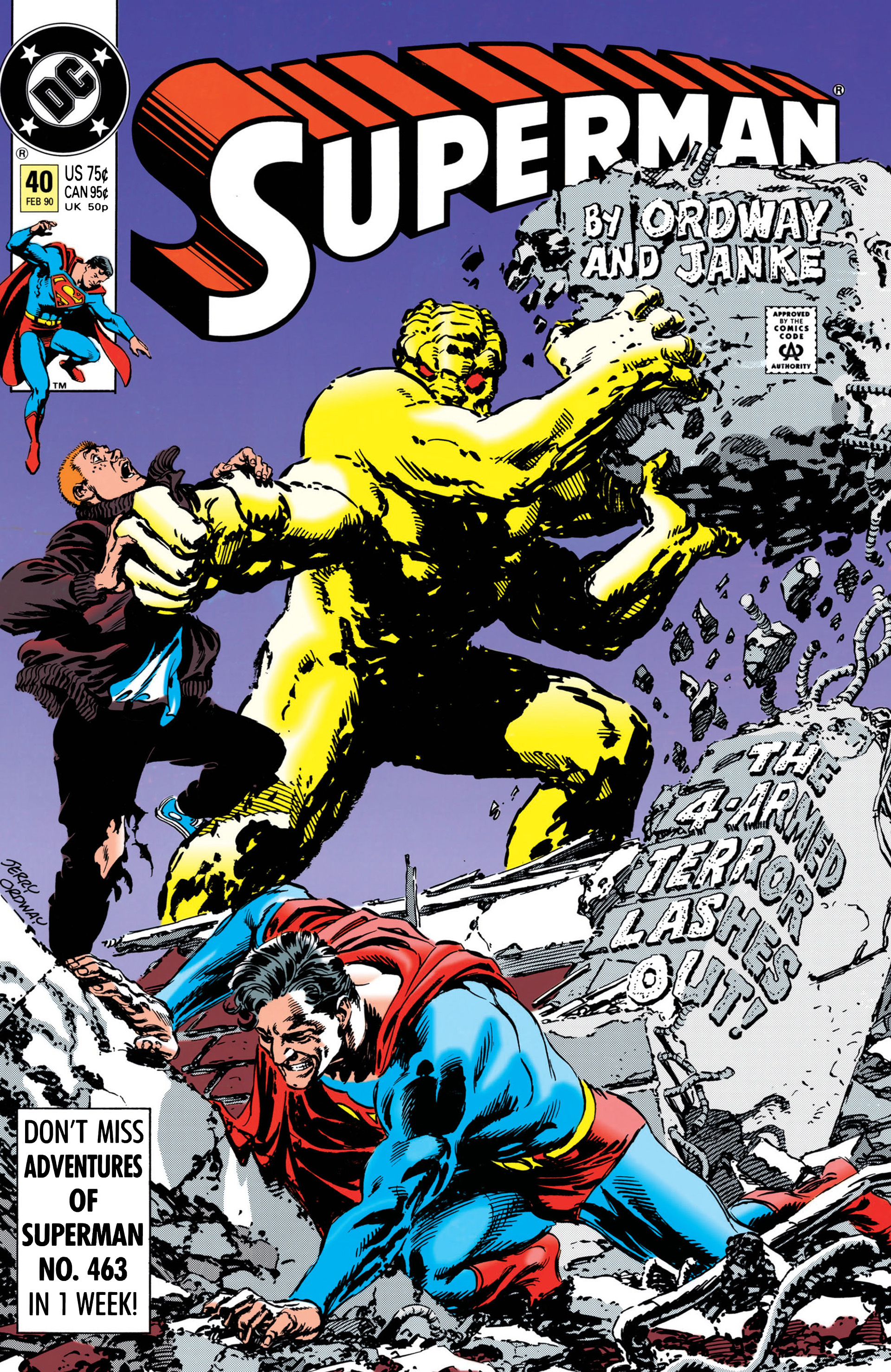 Read online Superman (1987) comic -  Issue #40 - 1