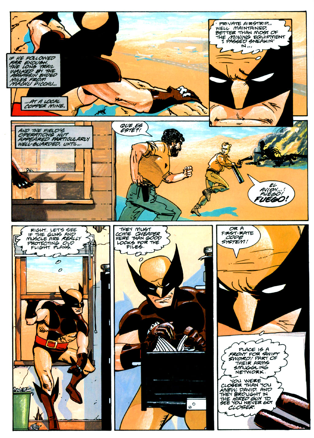 Read online Marvel Graphic Novel comic -  Issue #50 - Wolverine & Nick Fury - The Scorpio Connection - 31