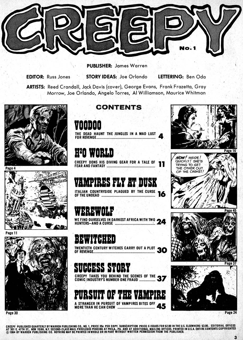 Read online Creepy (1964) comic -  Issue #1 - 3