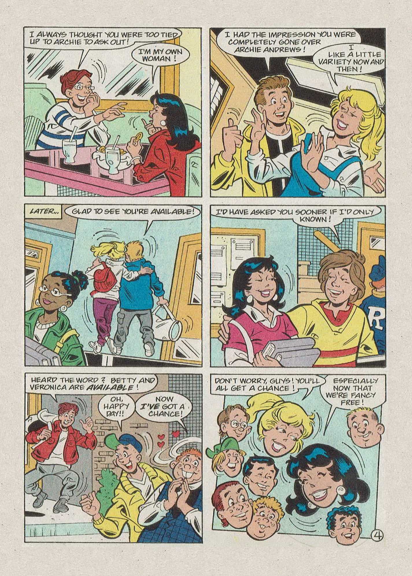 Read online Betty and Veronica Digest Magazine comic -  Issue #121 - 6