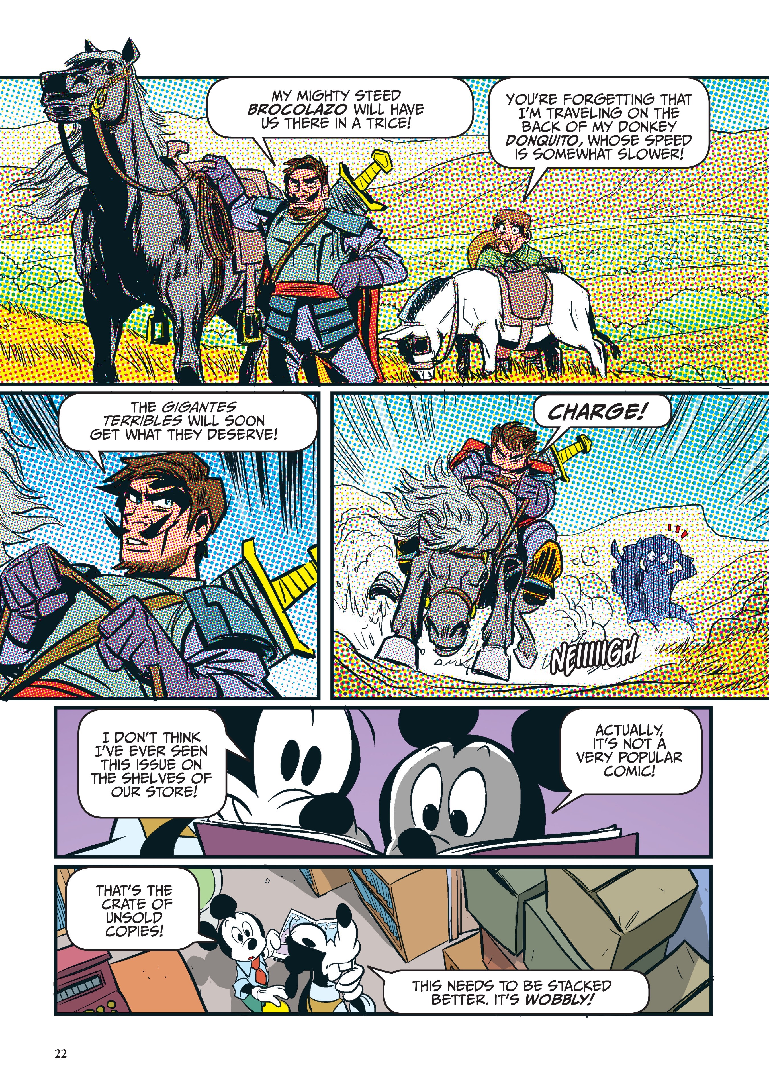 Read online Disney Don Quixote, Starring Goofy and Mickey Mouse comic -  Issue # TPB - 23