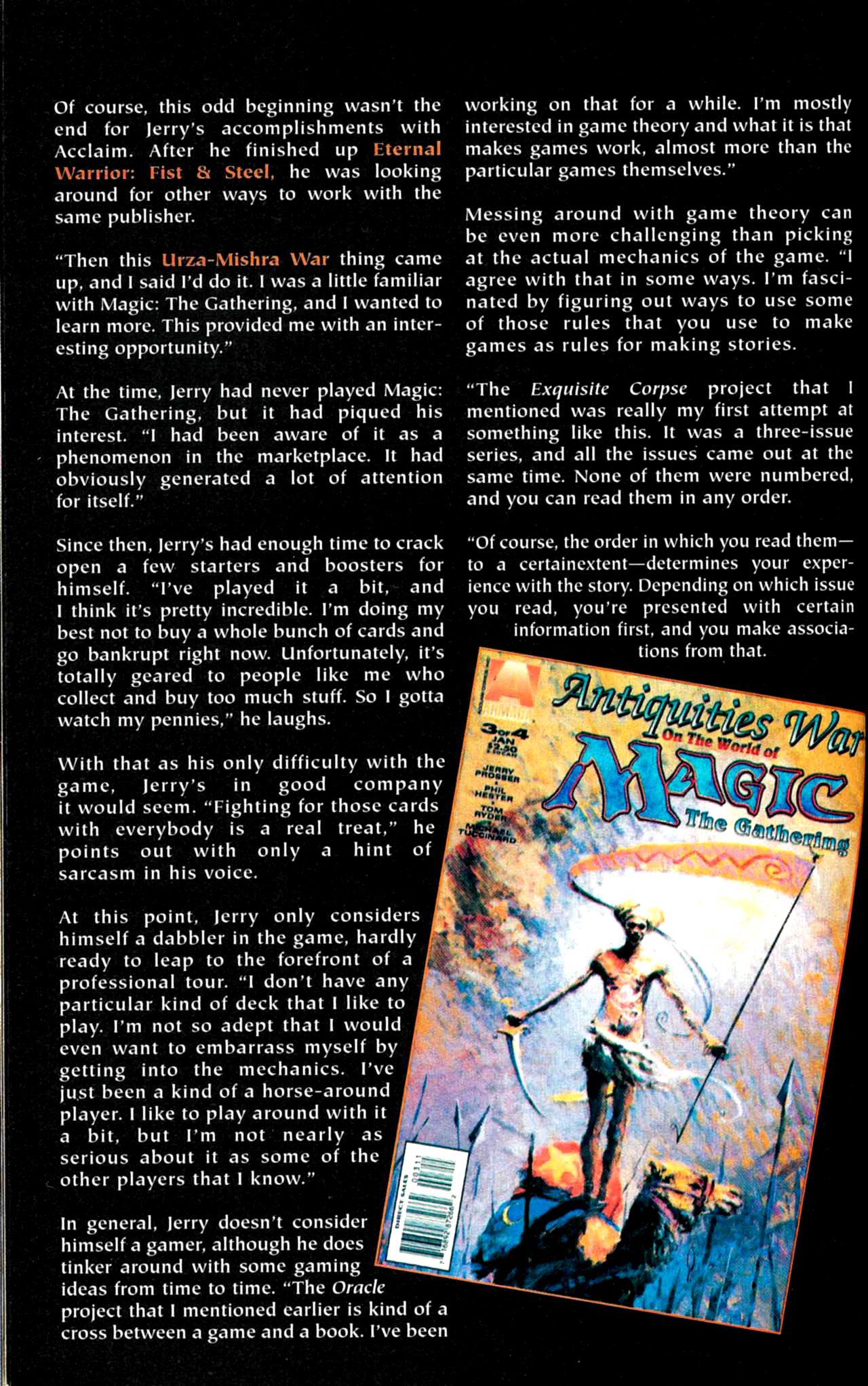 Read online Urza-Mishra War on the World of Magic: The Gathering comic -  Issue #2 - 58