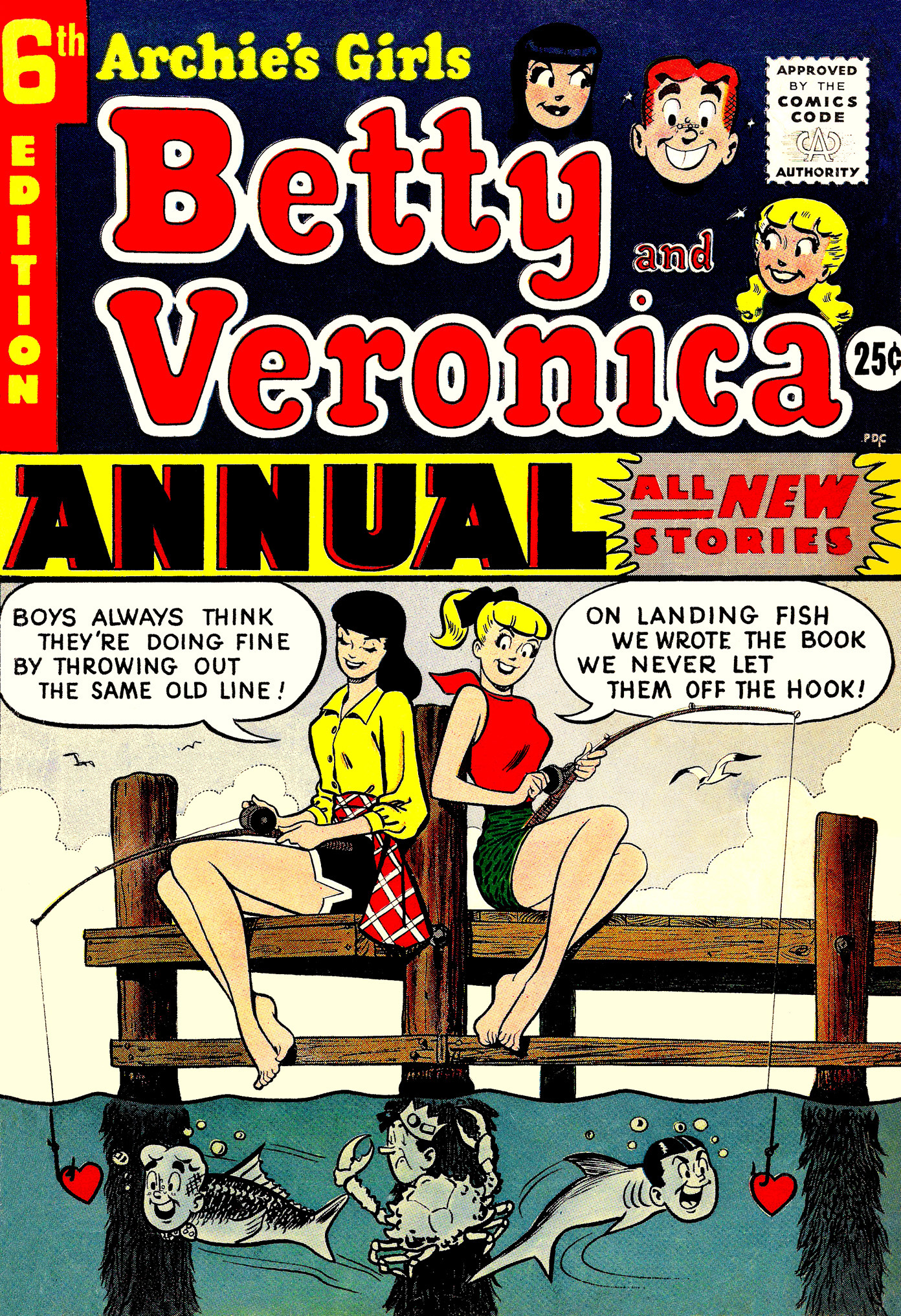 Read online Archie's Girls Betty and Veronica comic -  Issue # _Annual 6 - 1