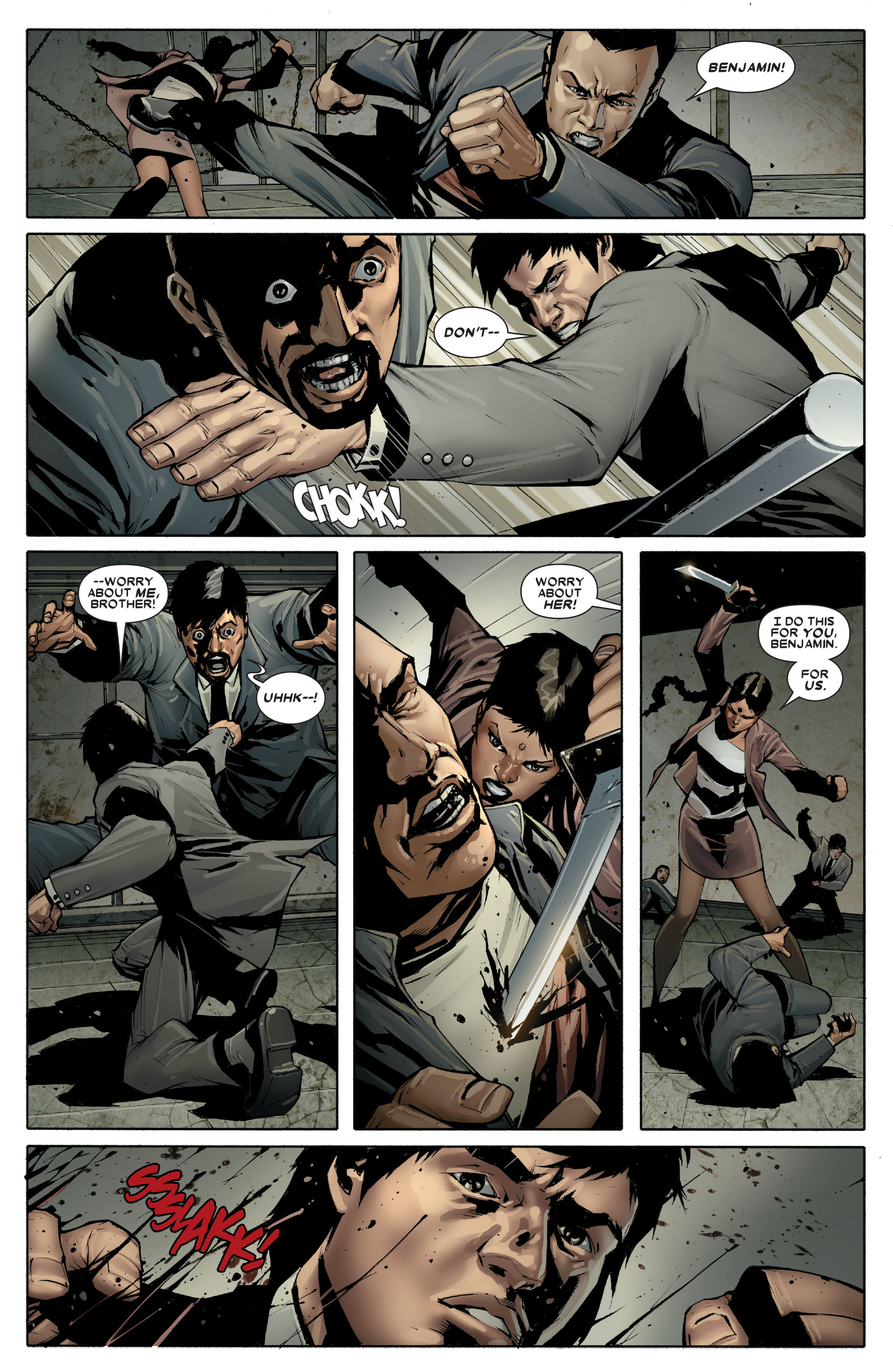 Read online Daken: Dark Wolverine comic -  Issue #7 - 16