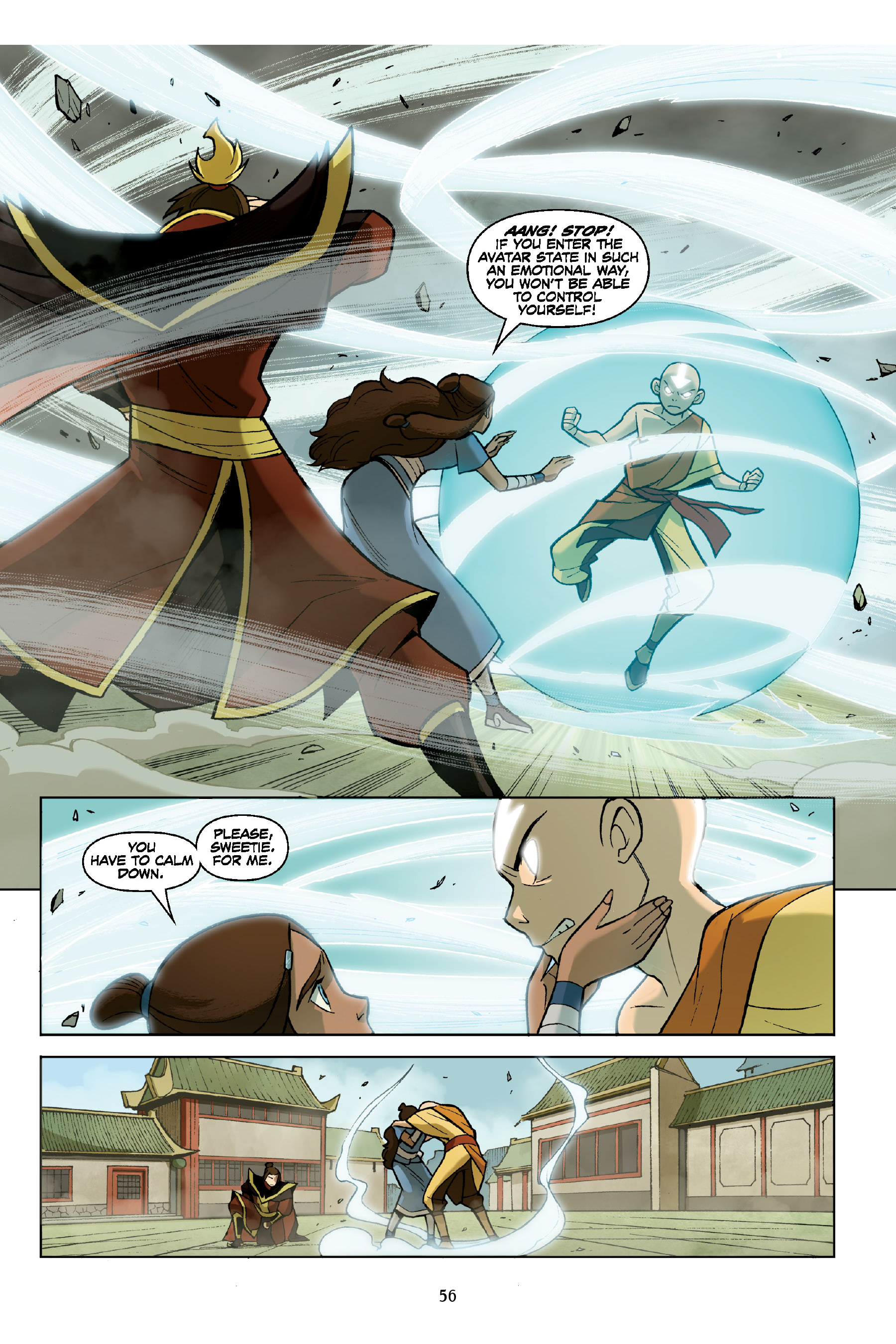 Read online Nickelodeon Avatar: The Last Airbender - The Promise comic -  Issue # _TPB Omnibus (Part 1) - 57