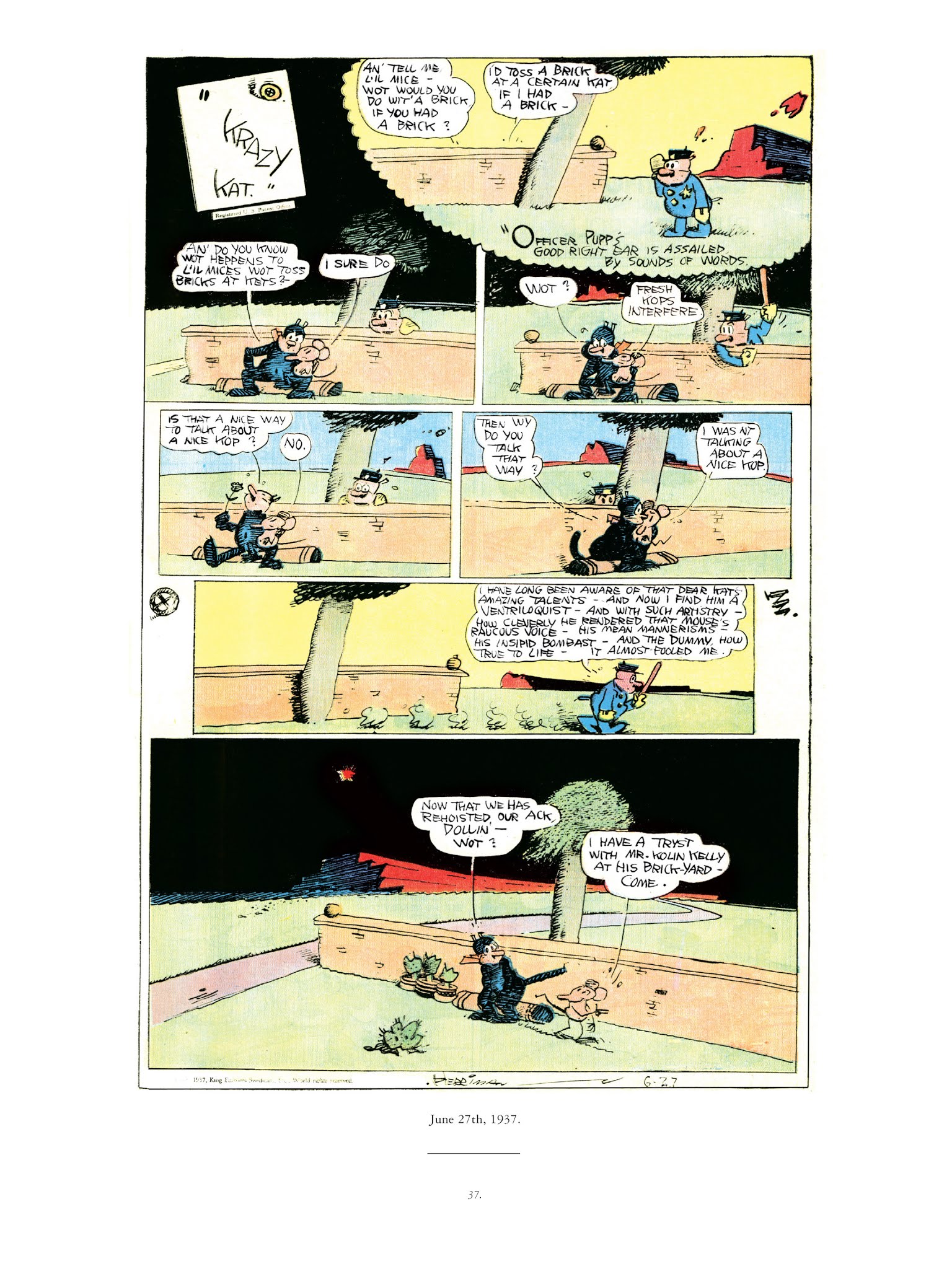 Read online Krazy & Ignatz comic -  Issue # TPB 10 - 35