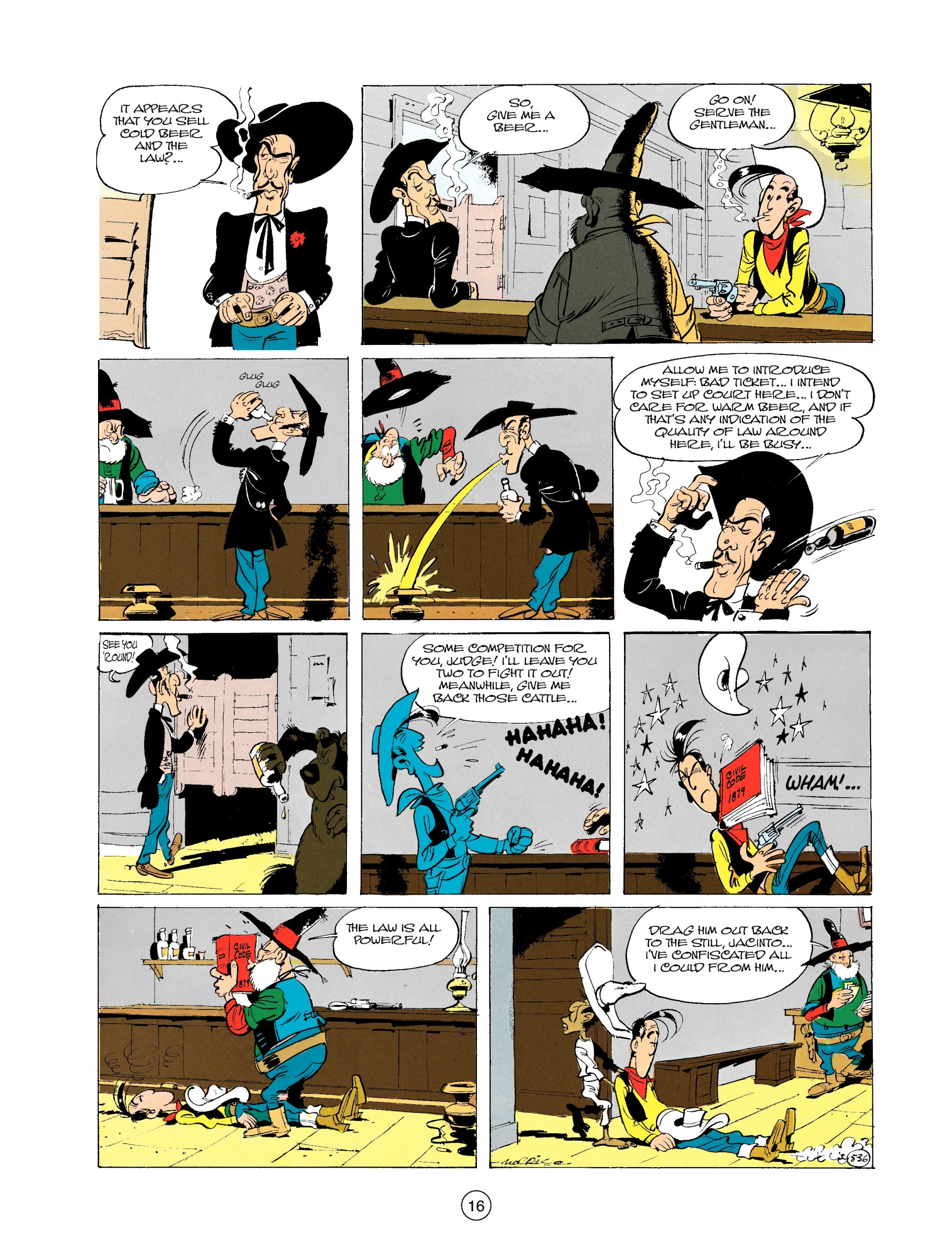 Read online A Lucky Luke Adventure comic -  Issue #24 - 16