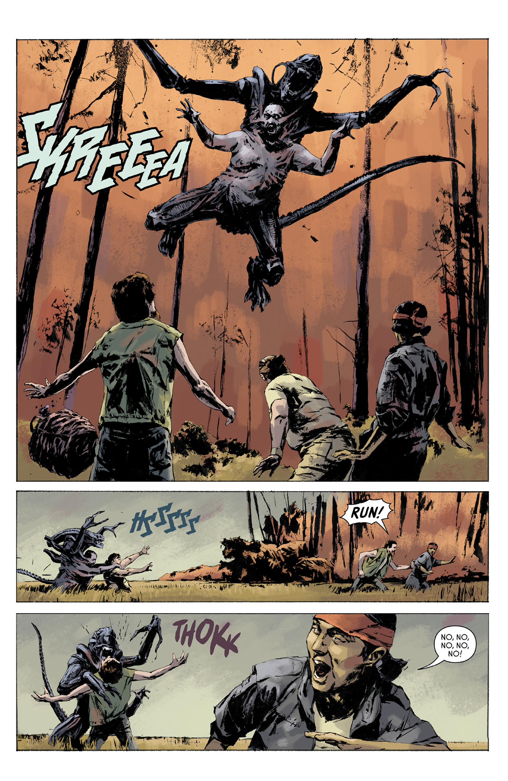 Read online Aliens: Fire and Stone comic -  Issue #3 - 4