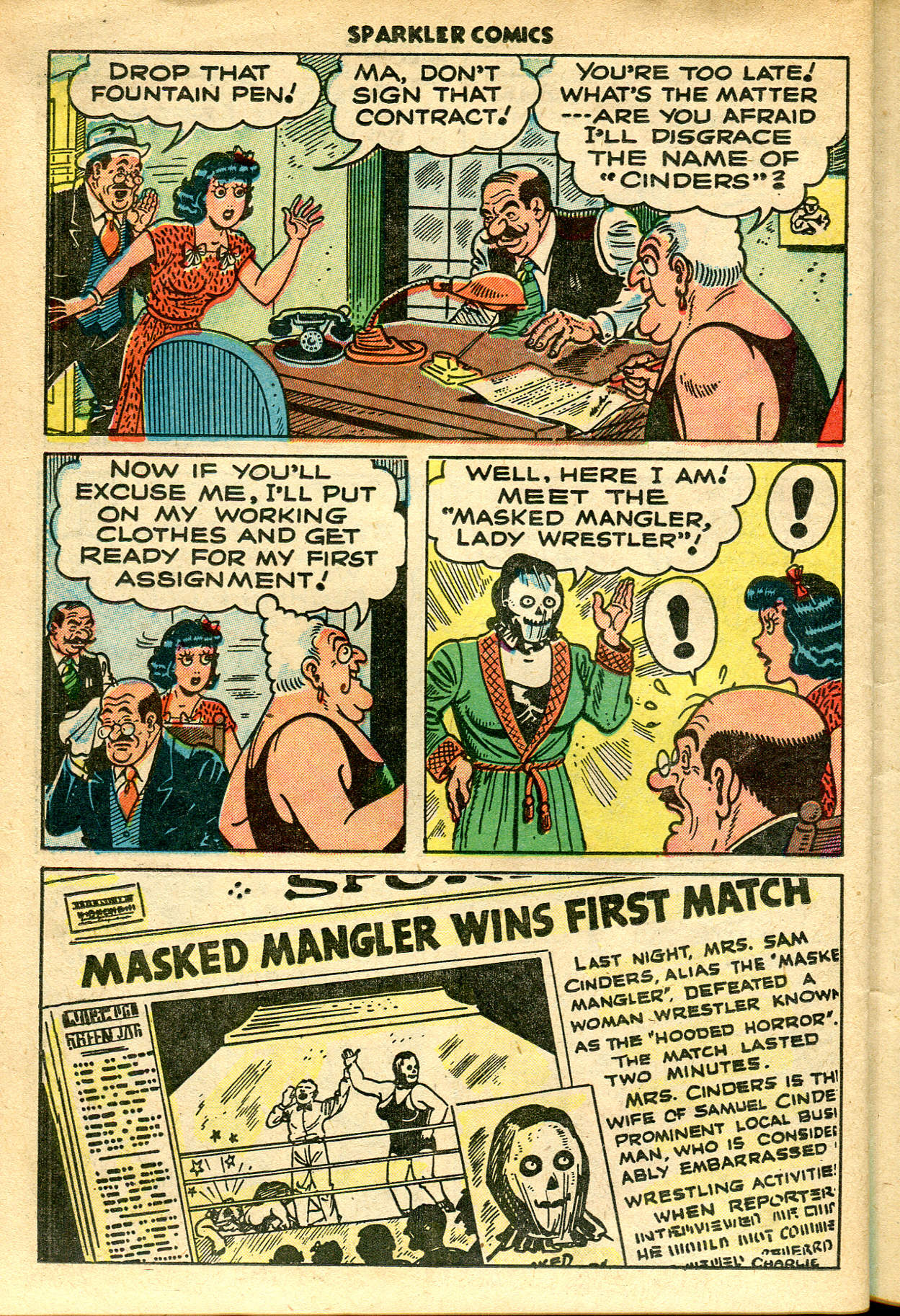 Read online Sparkler Comics comic -  Issue #91 - 36