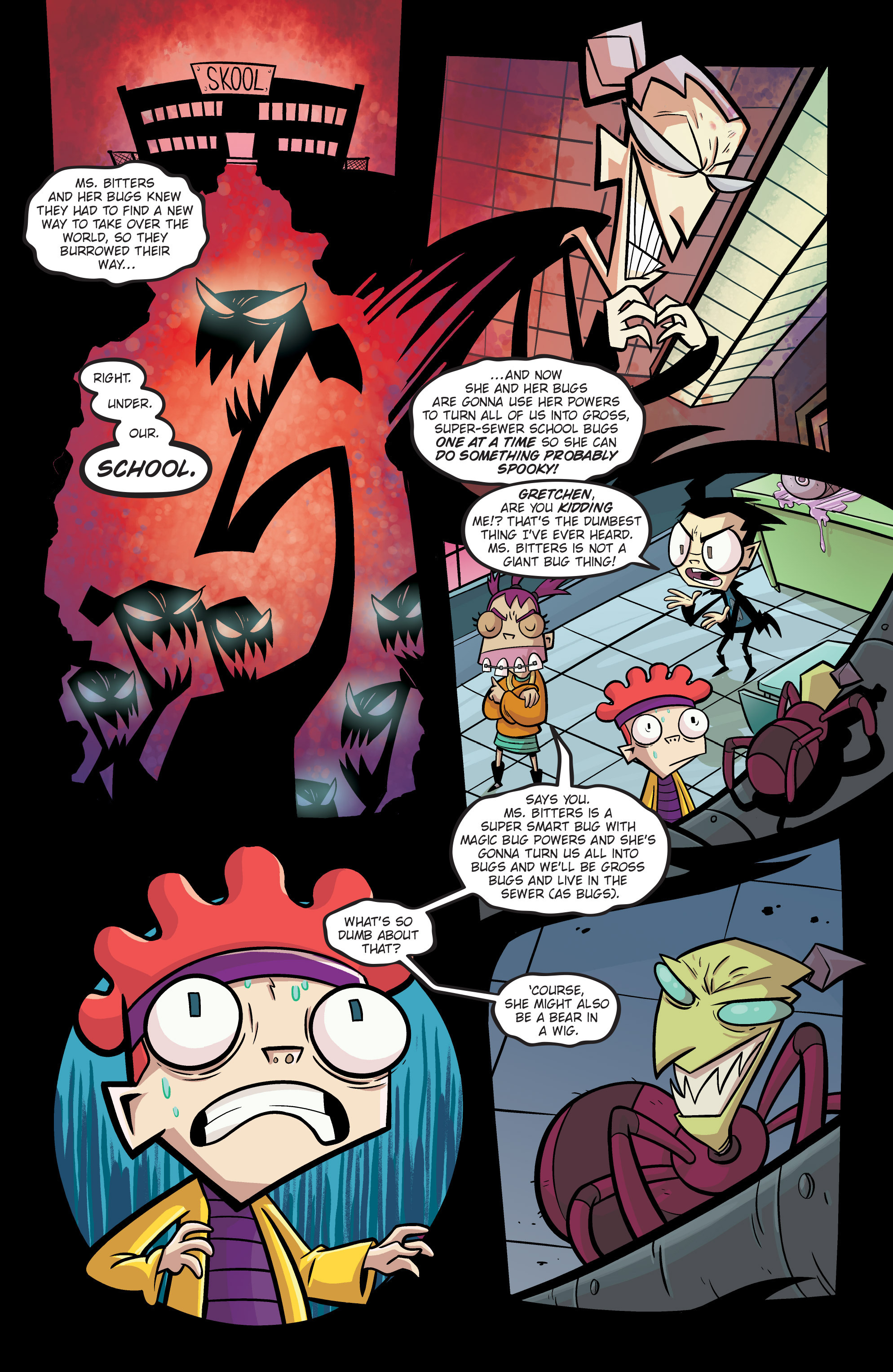 Read online Invader Zim comic -  Issue #15 - 16