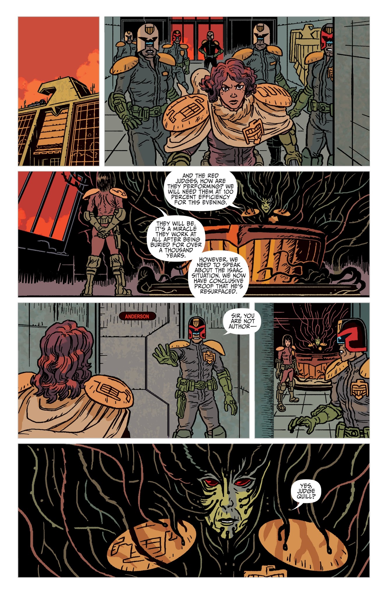 Read online Judge Dredd: The Blessed Earth comic -  Issue #6 - 18