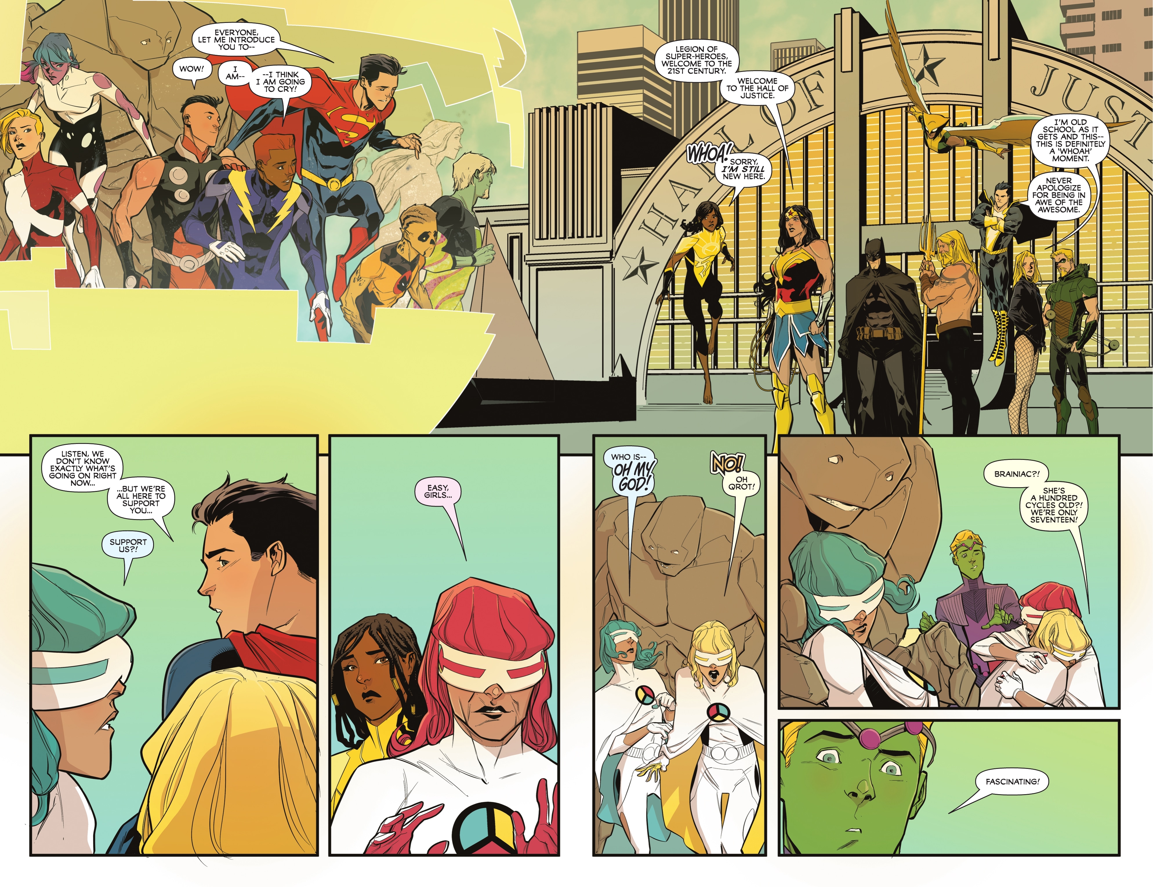 Read online Justice League vs. The Legion of Super-Heroes comic -  Issue #1 - 14