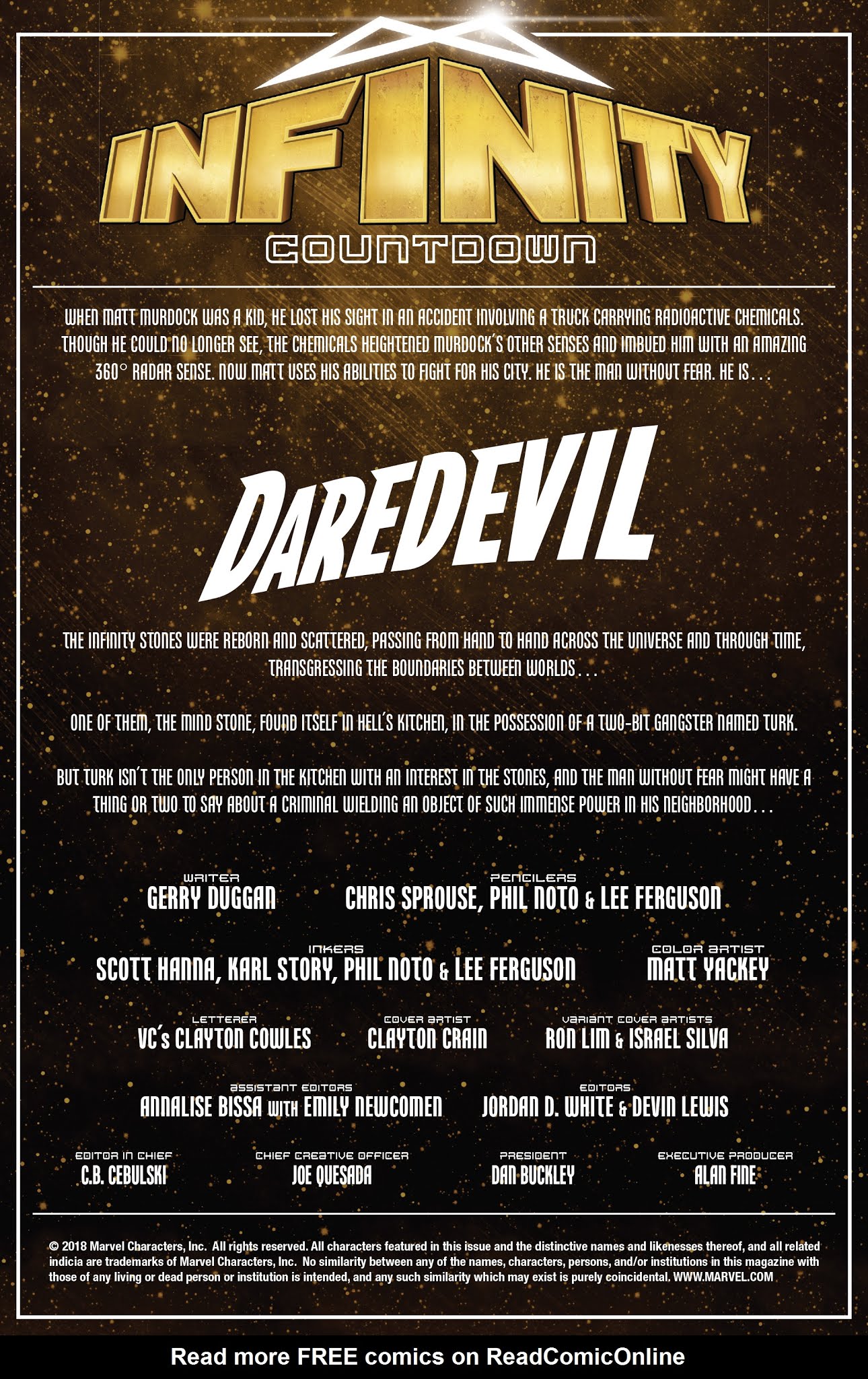 Read online Infinity Countdown: Daredevil comic -  Issue # Full - 2
