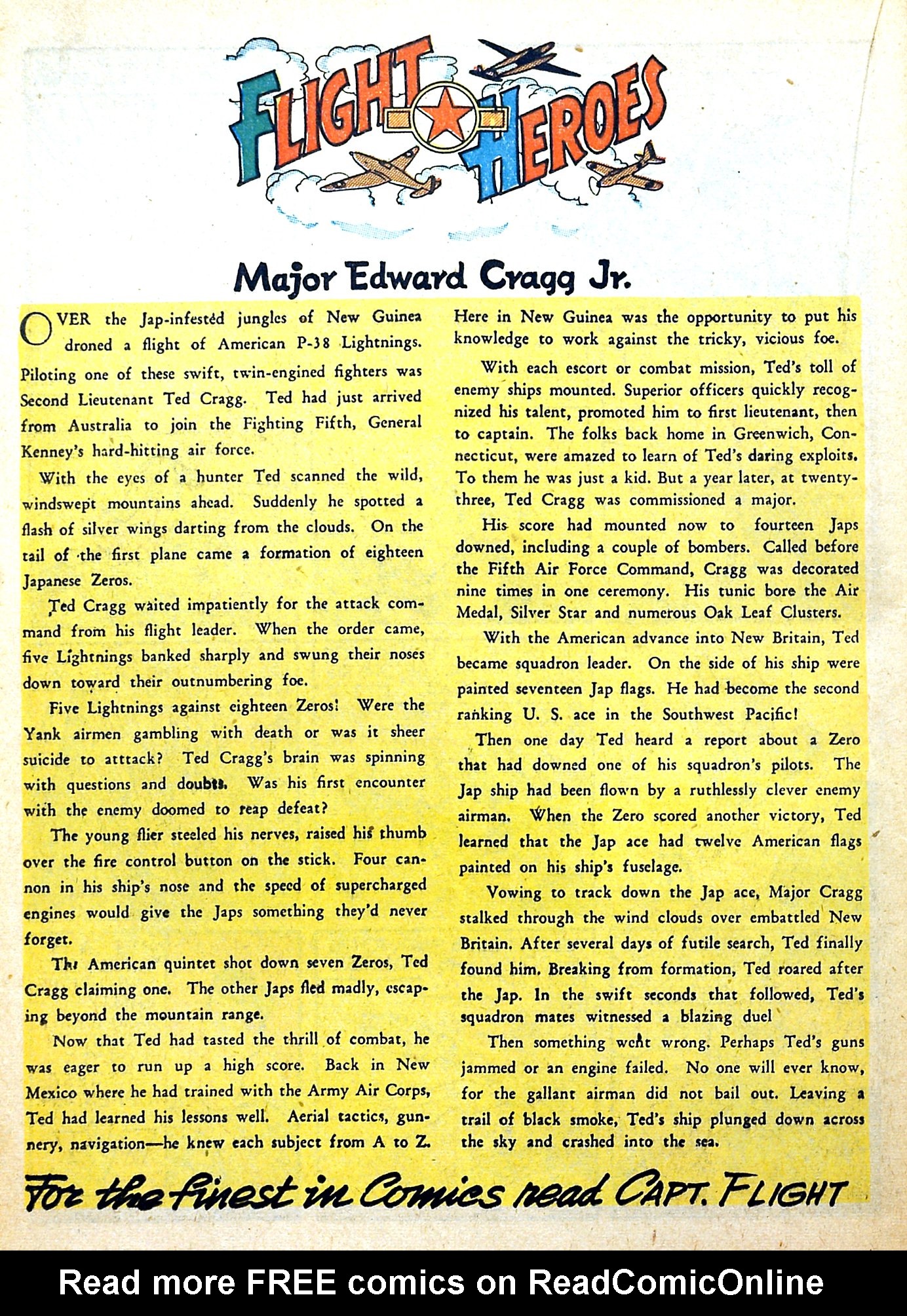 Read online Captain Flight Comics comic -  Issue #3 - 24