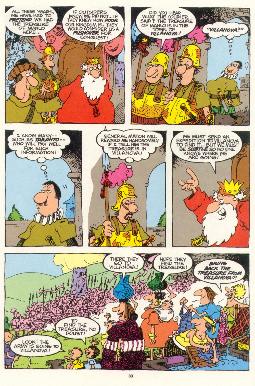 Read online Sergio Aragonés Groo the Wanderer comic -  Issue #100 - 34