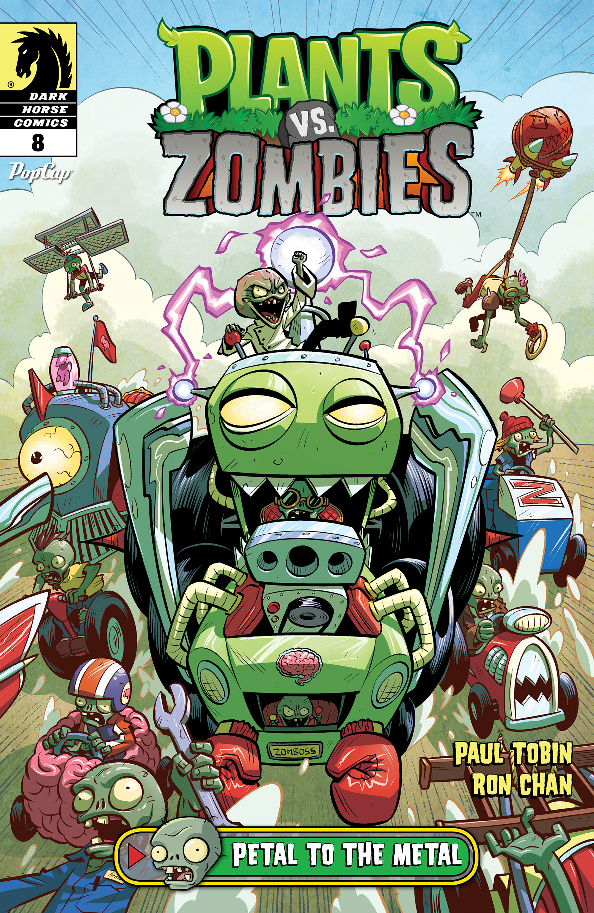Read online Plants vs. Zombies: Petal to the Metal comic -  Issue #8 - 1