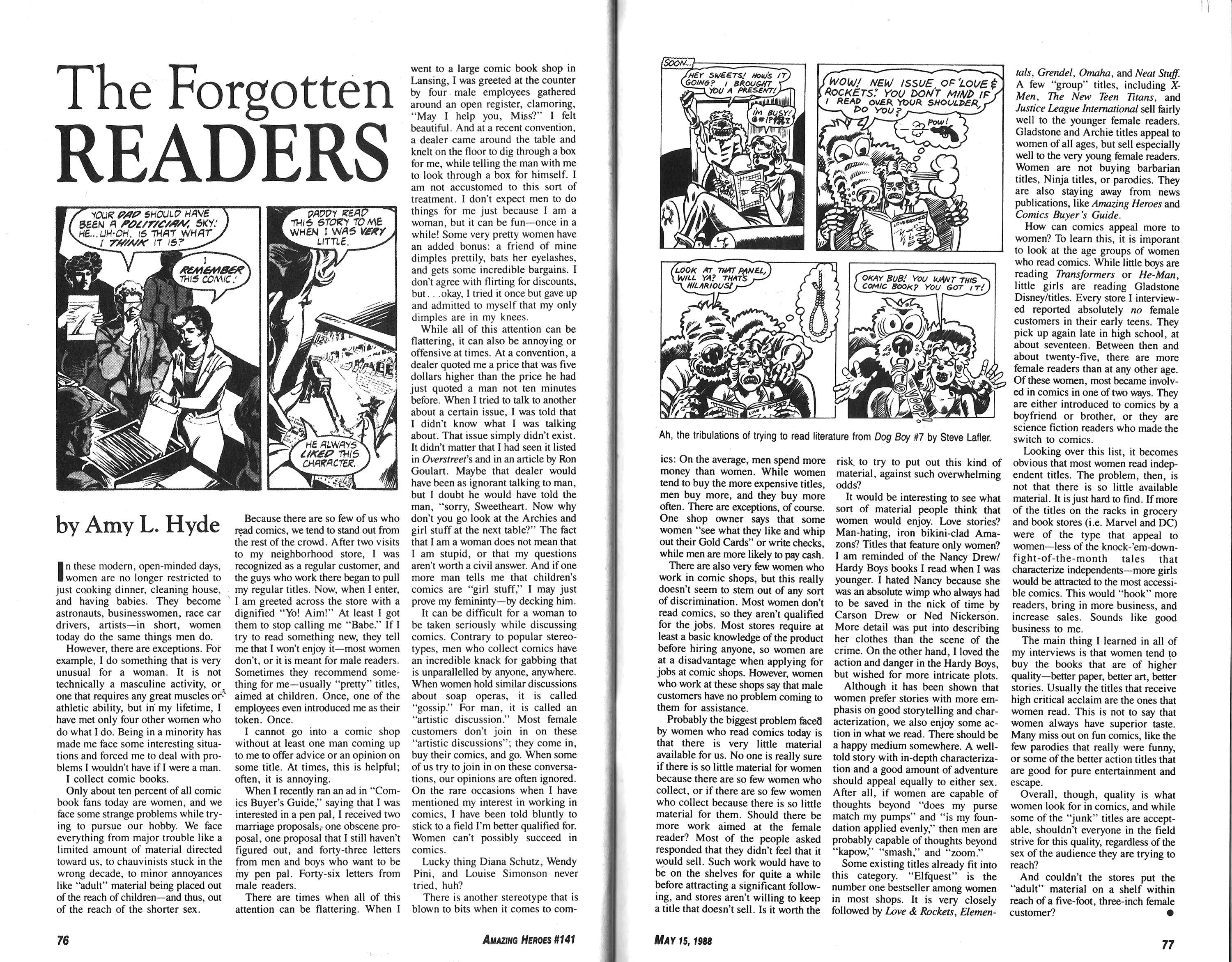 Read online Amazing Heroes comic -  Issue #141 - 39