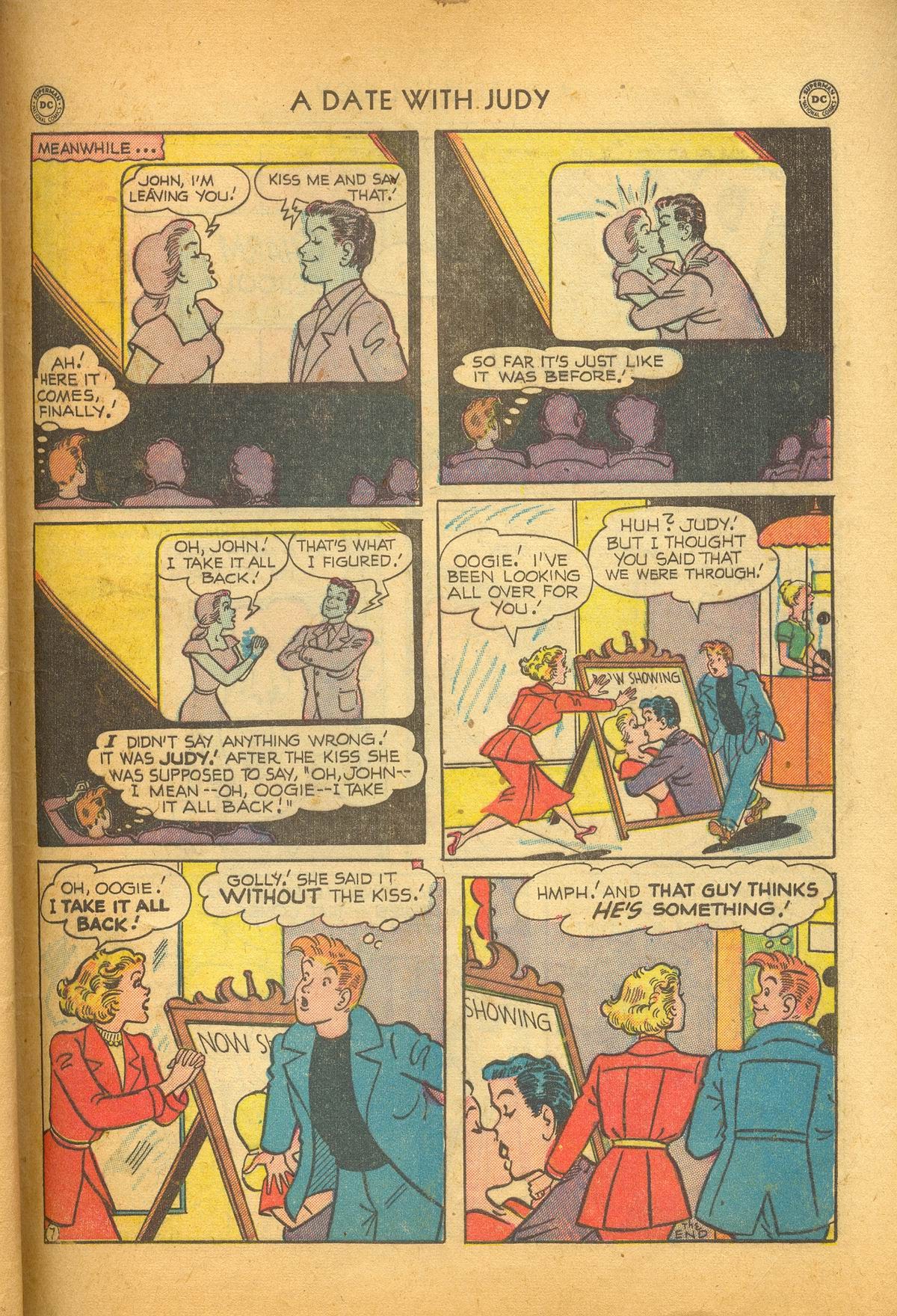 Read online A Date with Judy comic -  Issue #17 - 47