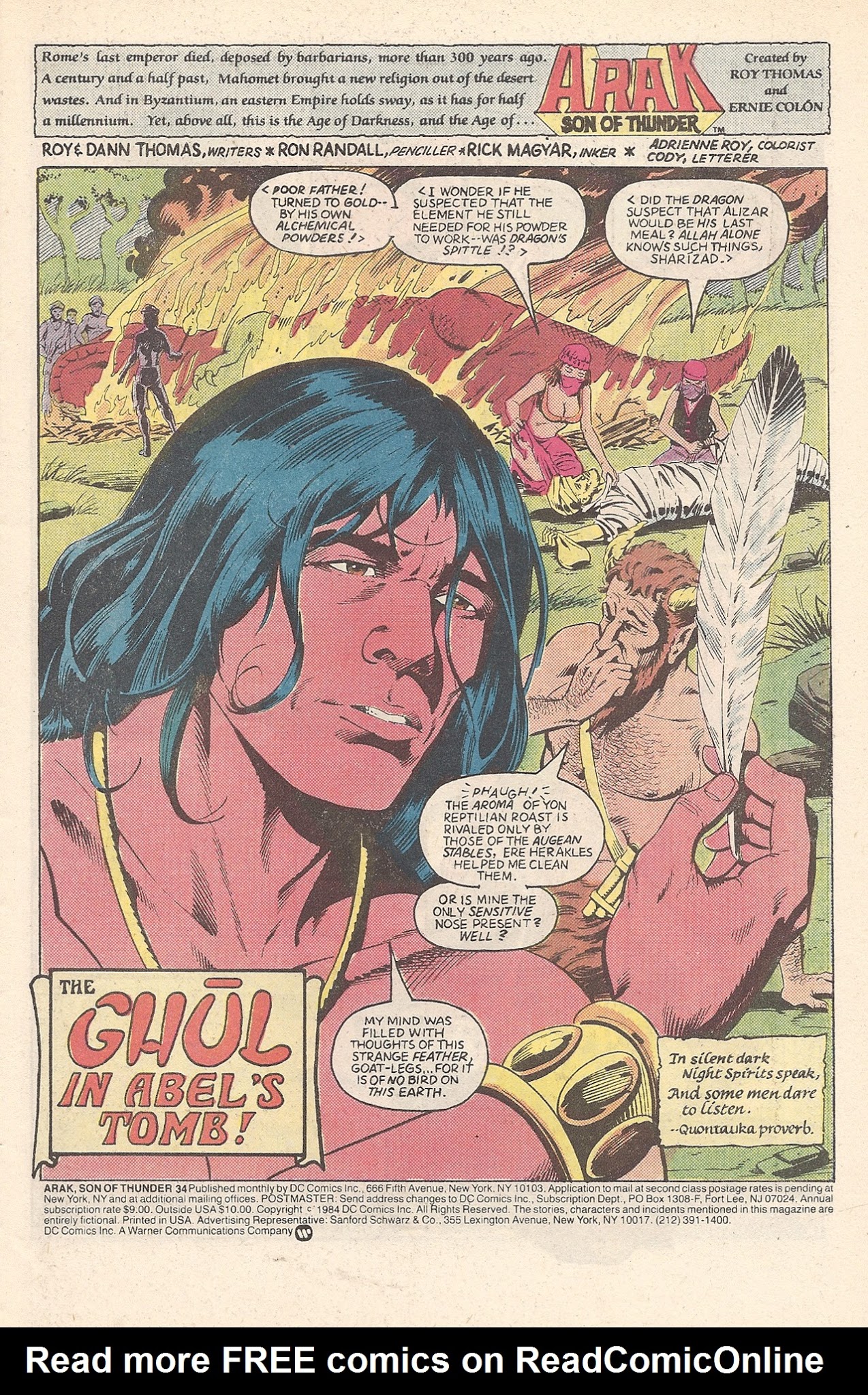 Read online Arak Son of Thunder comic -  Issue #34 - 3
