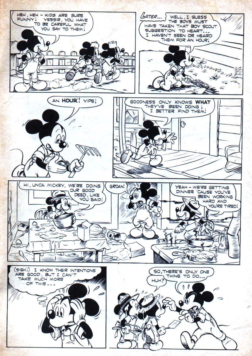 Read online Walt Disney's Mickey Mouse comic -  Issue #35 - 35