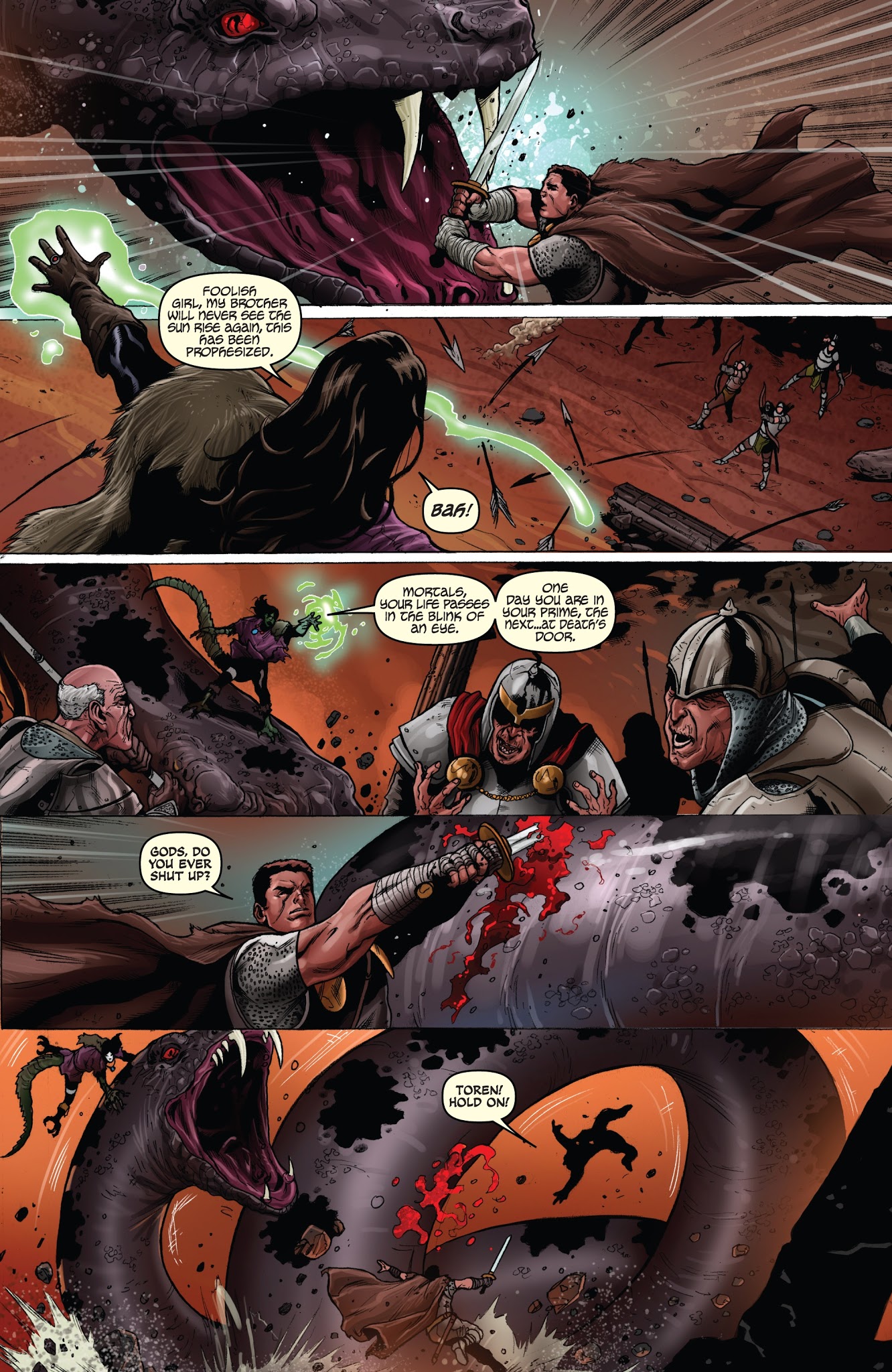 Read online Red Sonja: Revenge of the Gods comic -  Issue #4 - 17