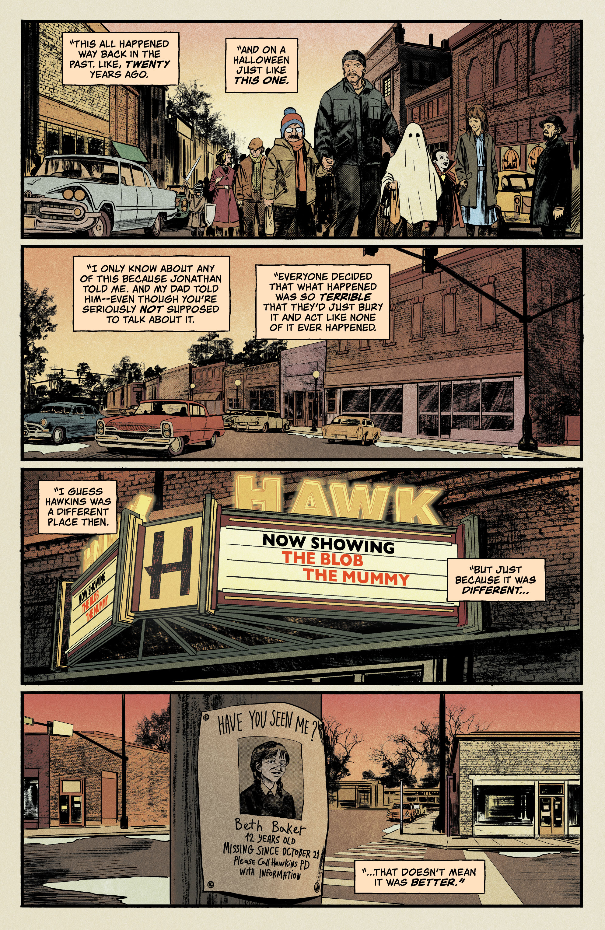 Read online Stranger Things Halloween Special comic -  Issue # Full - 6