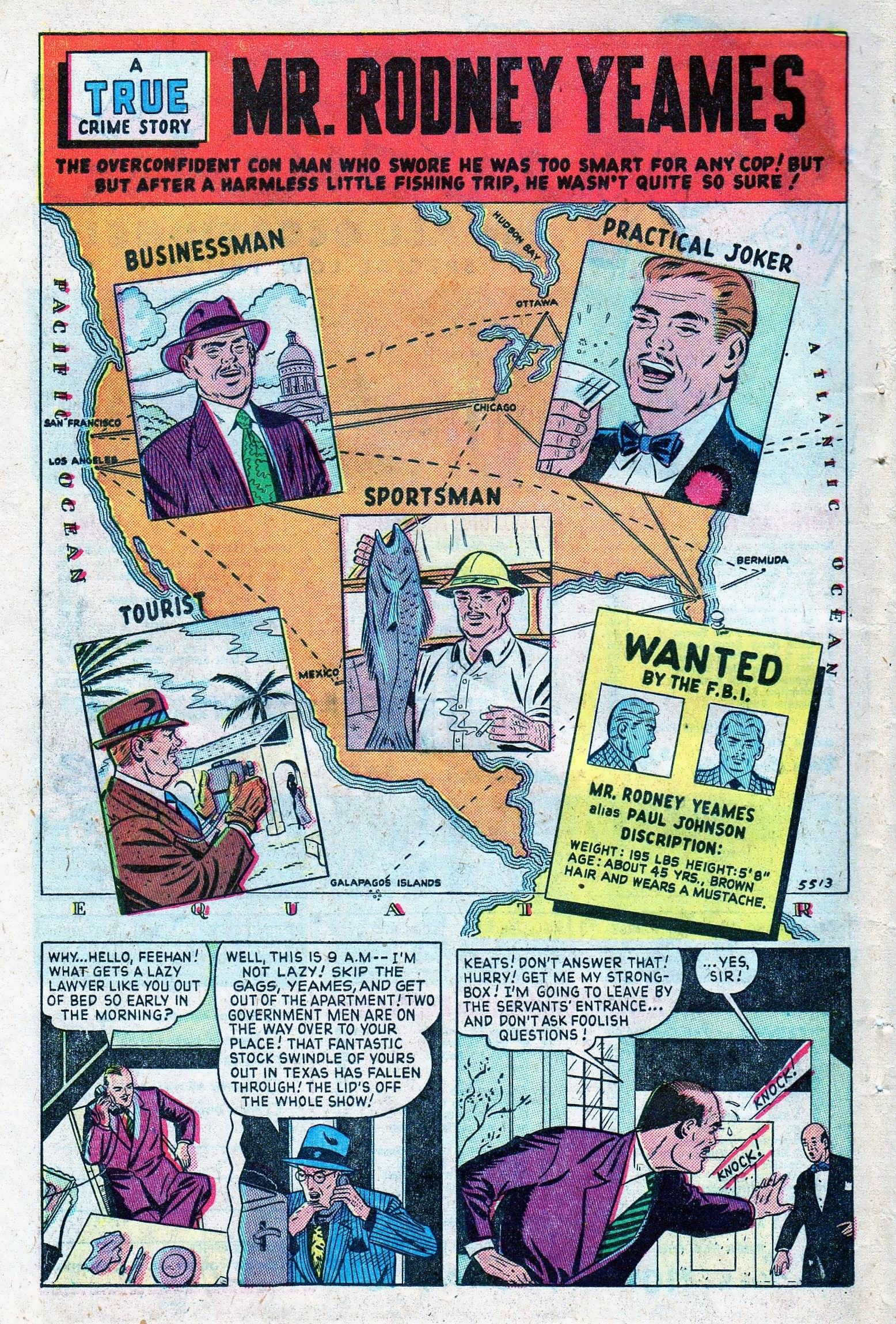 Read online Crime Cases Comics (1950) comic -  Issue #24 - 42