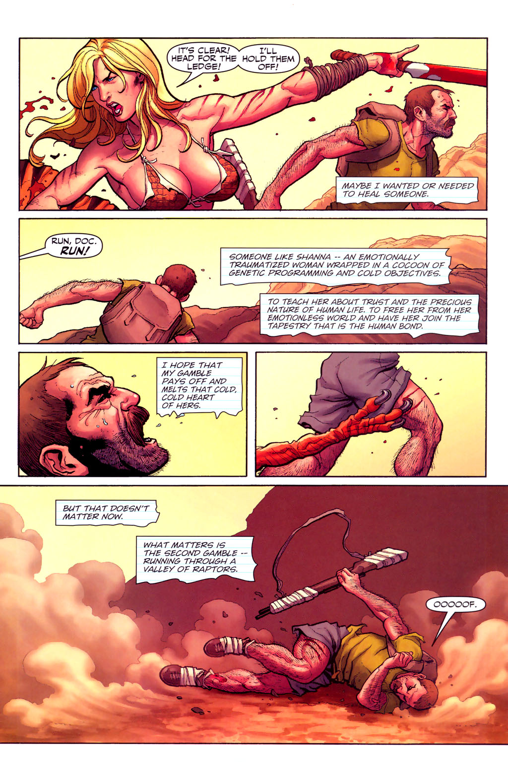 Read online Shanna, the She-Devil (2005) comic -  Issue #6 - 7