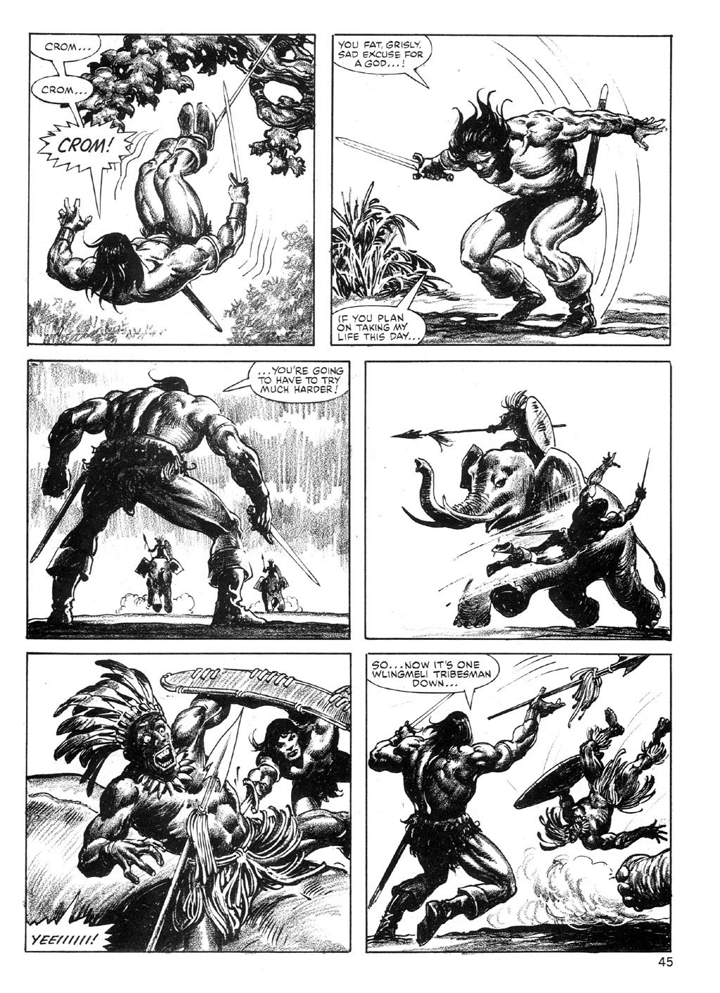Read online The Savage Sword Of Conan comic -  Issue #89 - 44