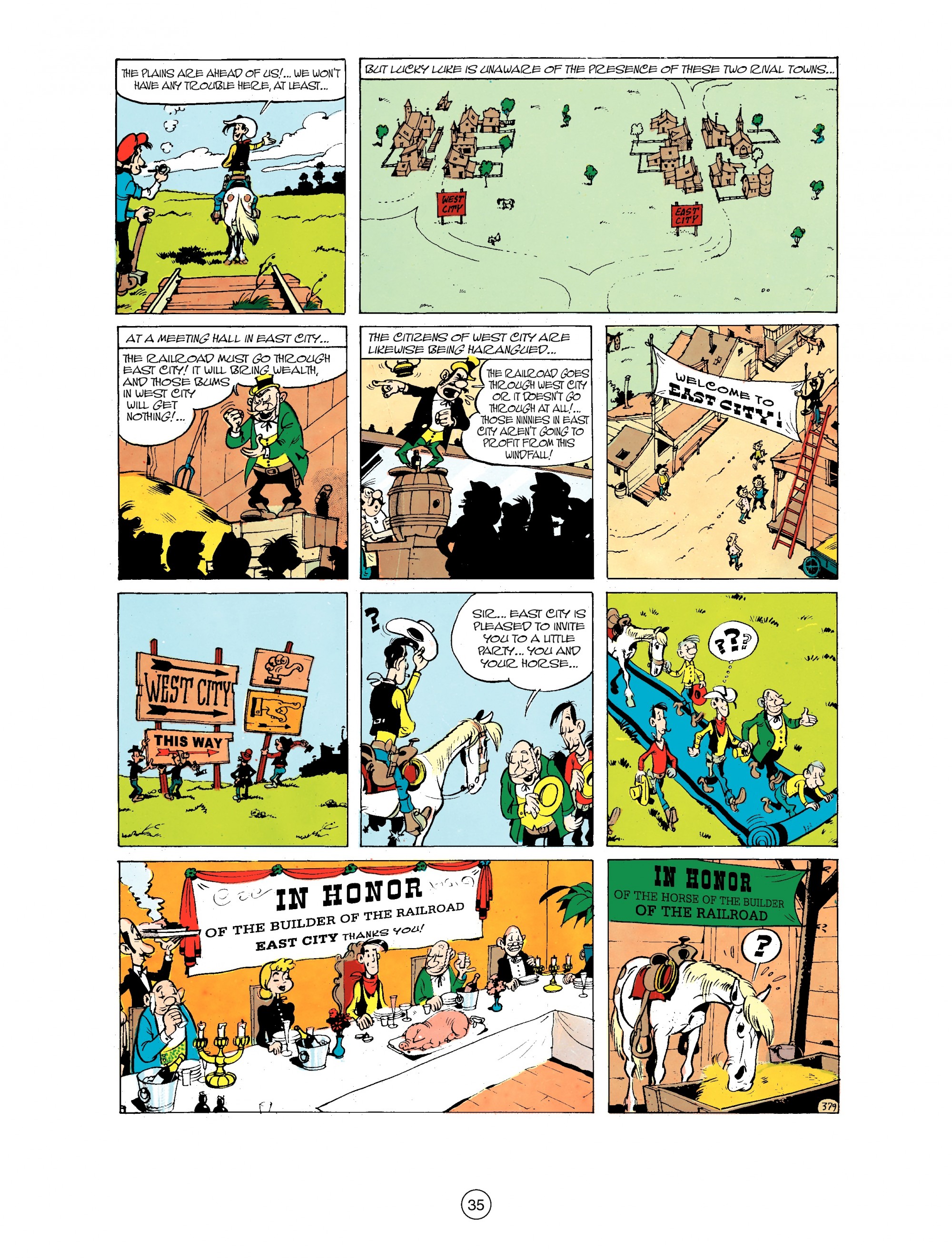 Read online A Lucky Luke Adventure comic -  Issue #32 - 35