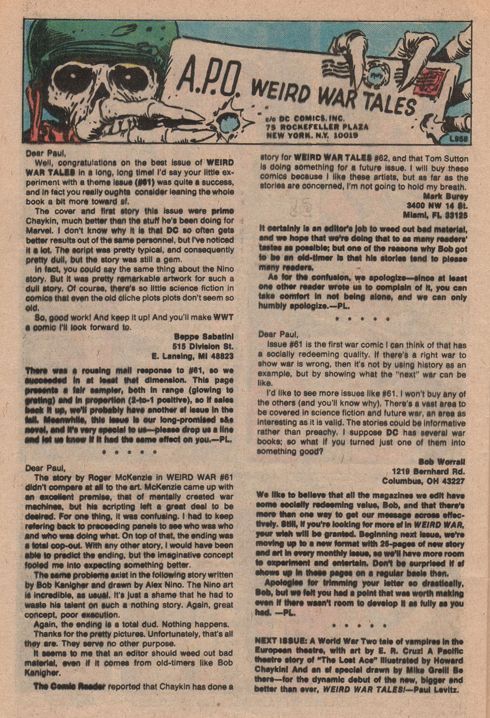 Read online Weird War Tales (1971) comic -  Issue #66 - 34