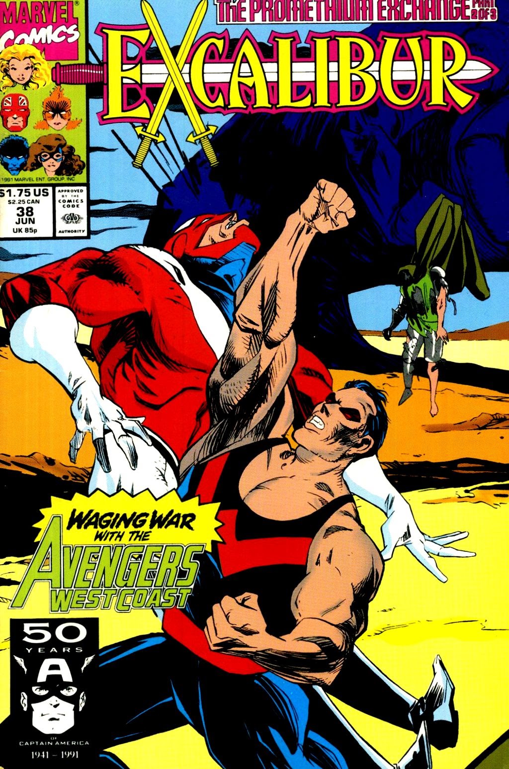 Read online Excalibur (1988) comic -  Issue #38 - 1