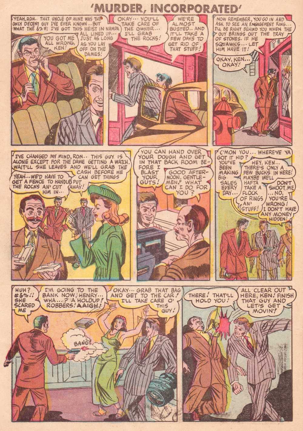 Read online Murder Incorporated (1948) comic -  Issue #8 - 16
