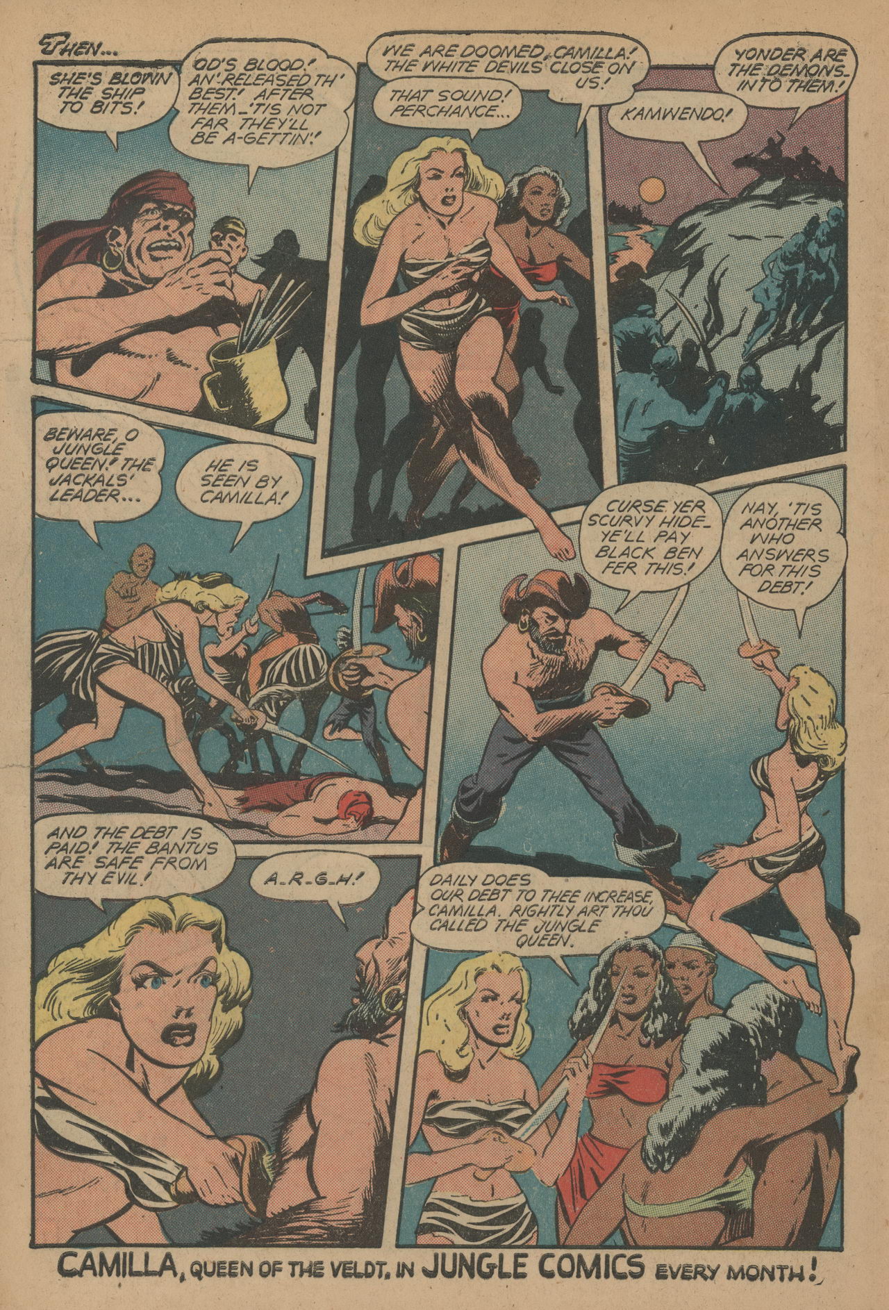 Read online Jungle Comics comic -  Issue #92 - 50