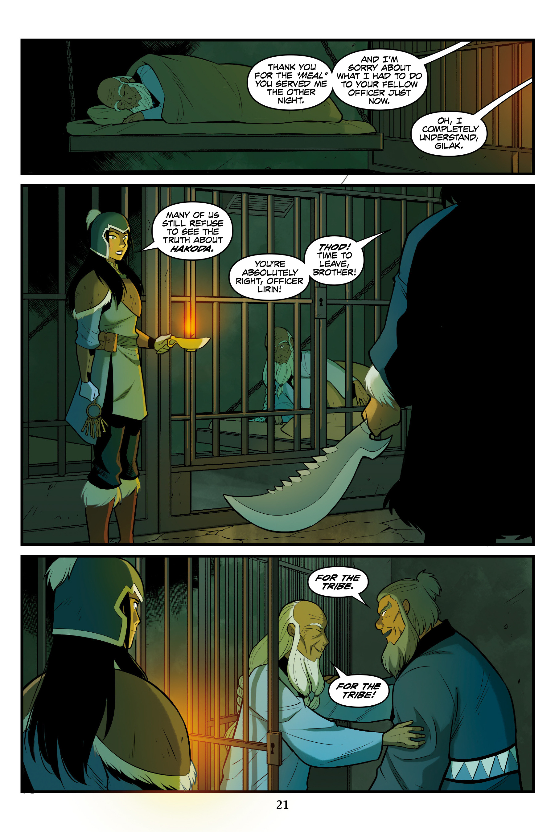 Read online Nickelodeon Avatar: The Last Airbender - North and South comic -  Issue #3 - 22